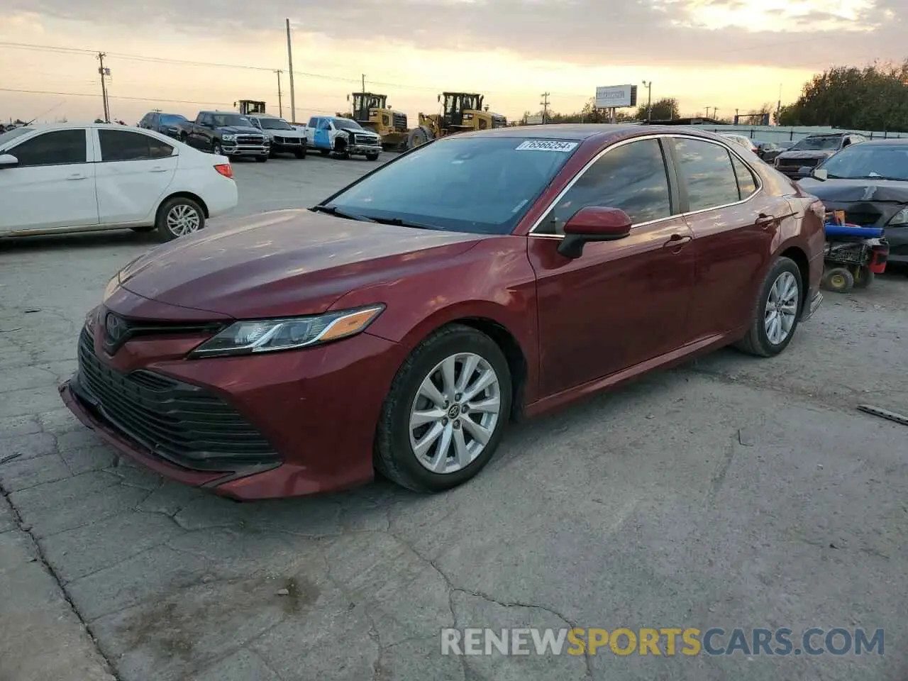 1 Photograph of a damaged car 4T1C11AK8LU993241 TOYOTA CAMRY 2020