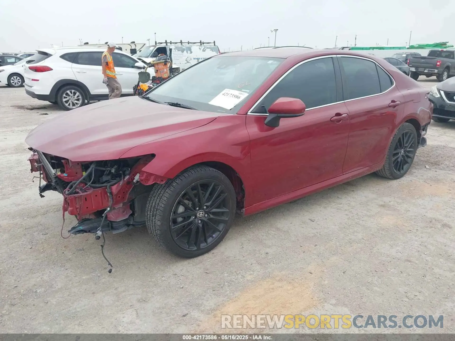 2 Photograph of a damaged car 4T1C11AK9LU367567 TOYOTA CAMRY 2020