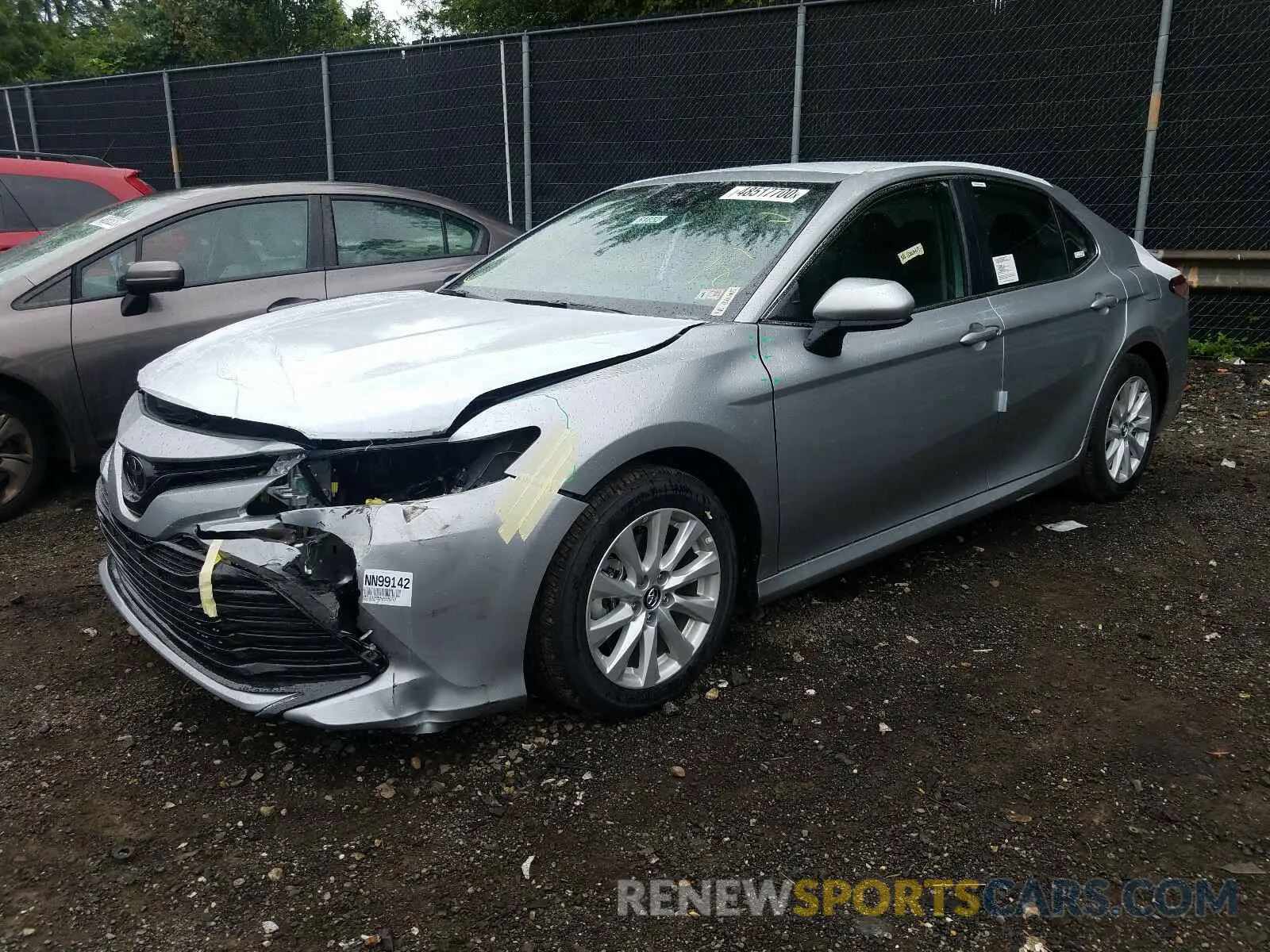 2 Photograph of a damaged car 4T1C11AKXLU338711 TOYOTA CAMRY 2020