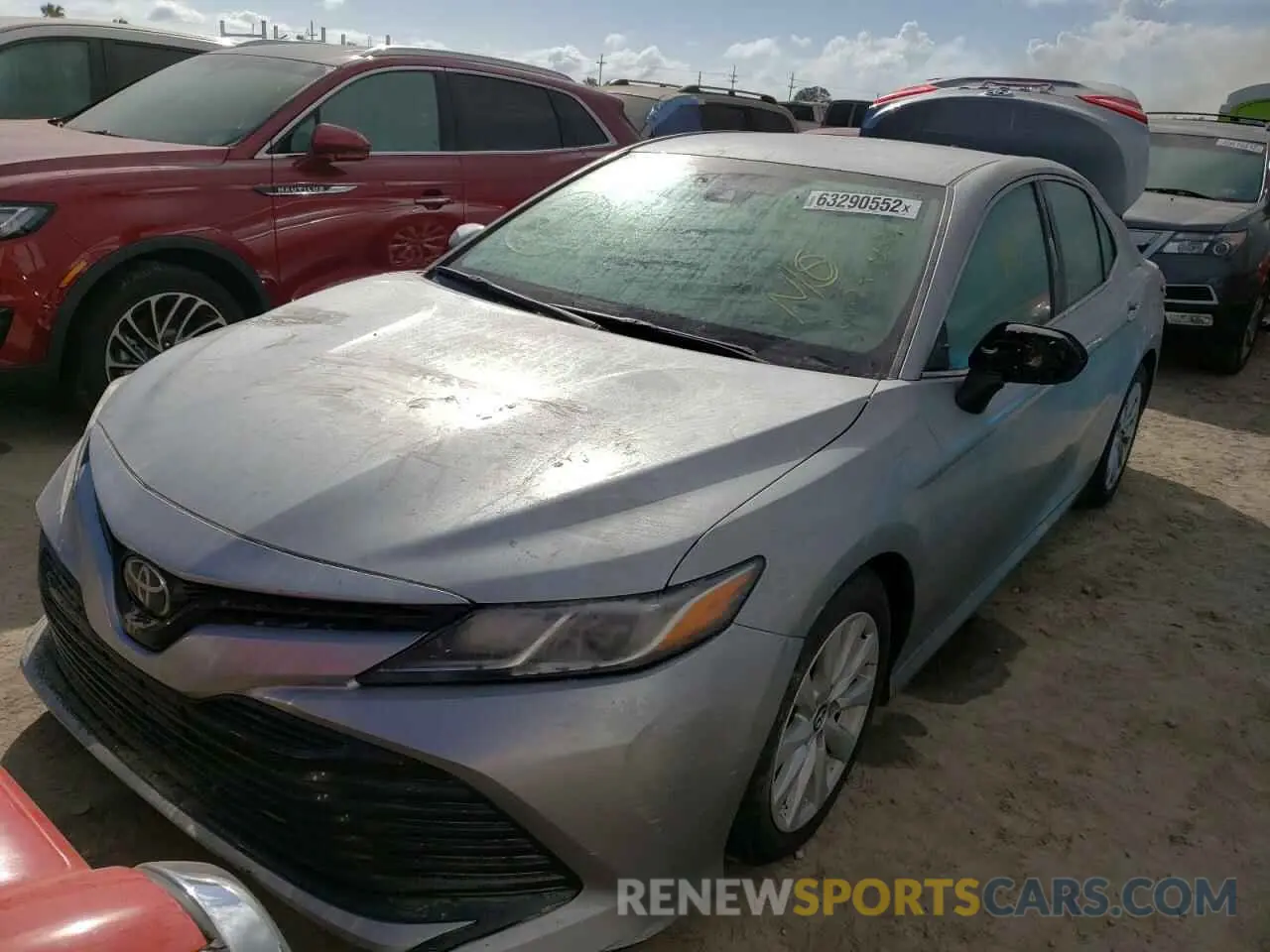 2 Photograph of a damaged car 4T1C11AKXLU912787 TOYOTA CAMRY 2020