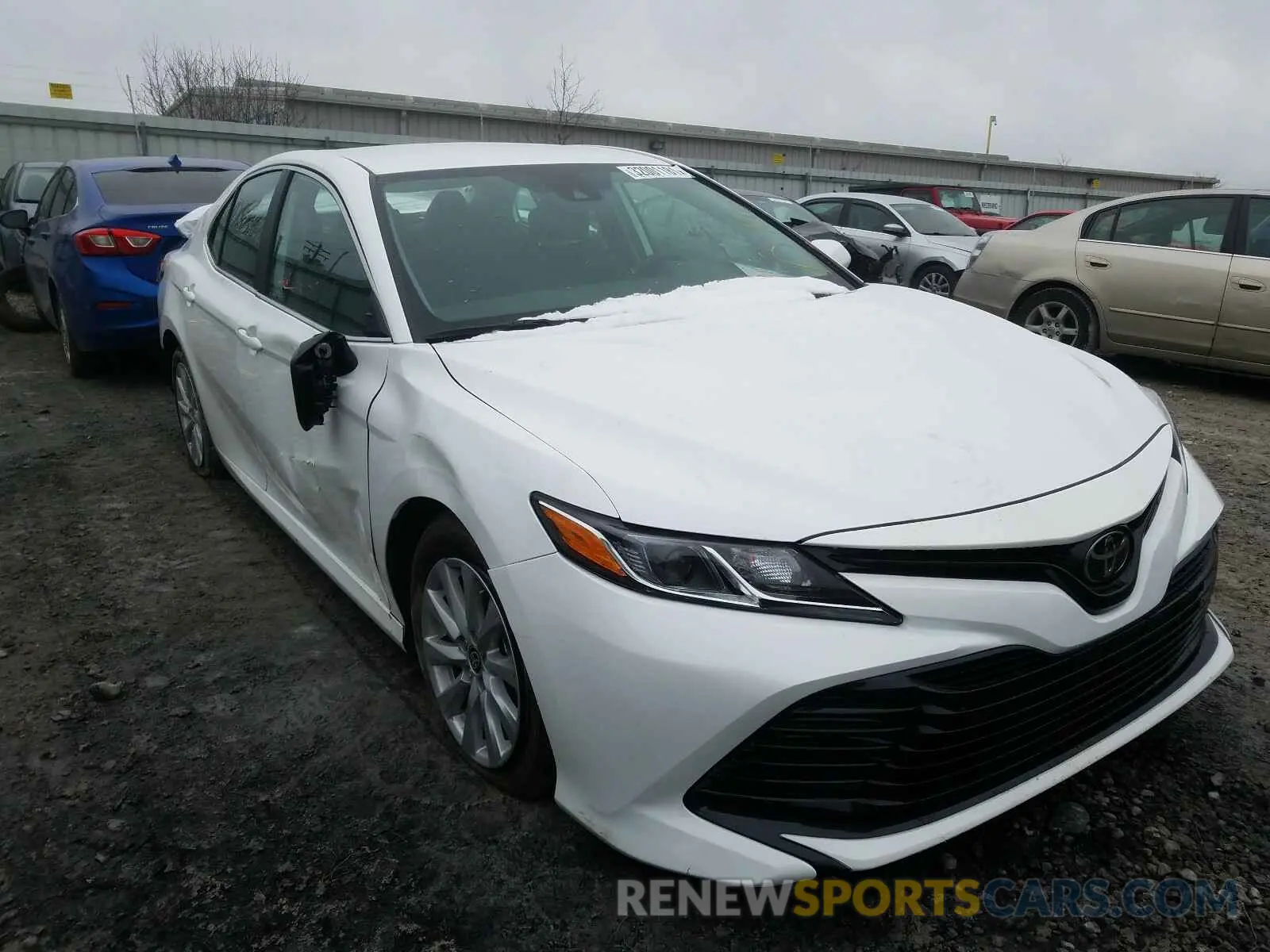 1 Photograph of a damaged car 4T1C11AKXLU974786 TOYOTA CAMRY 2020