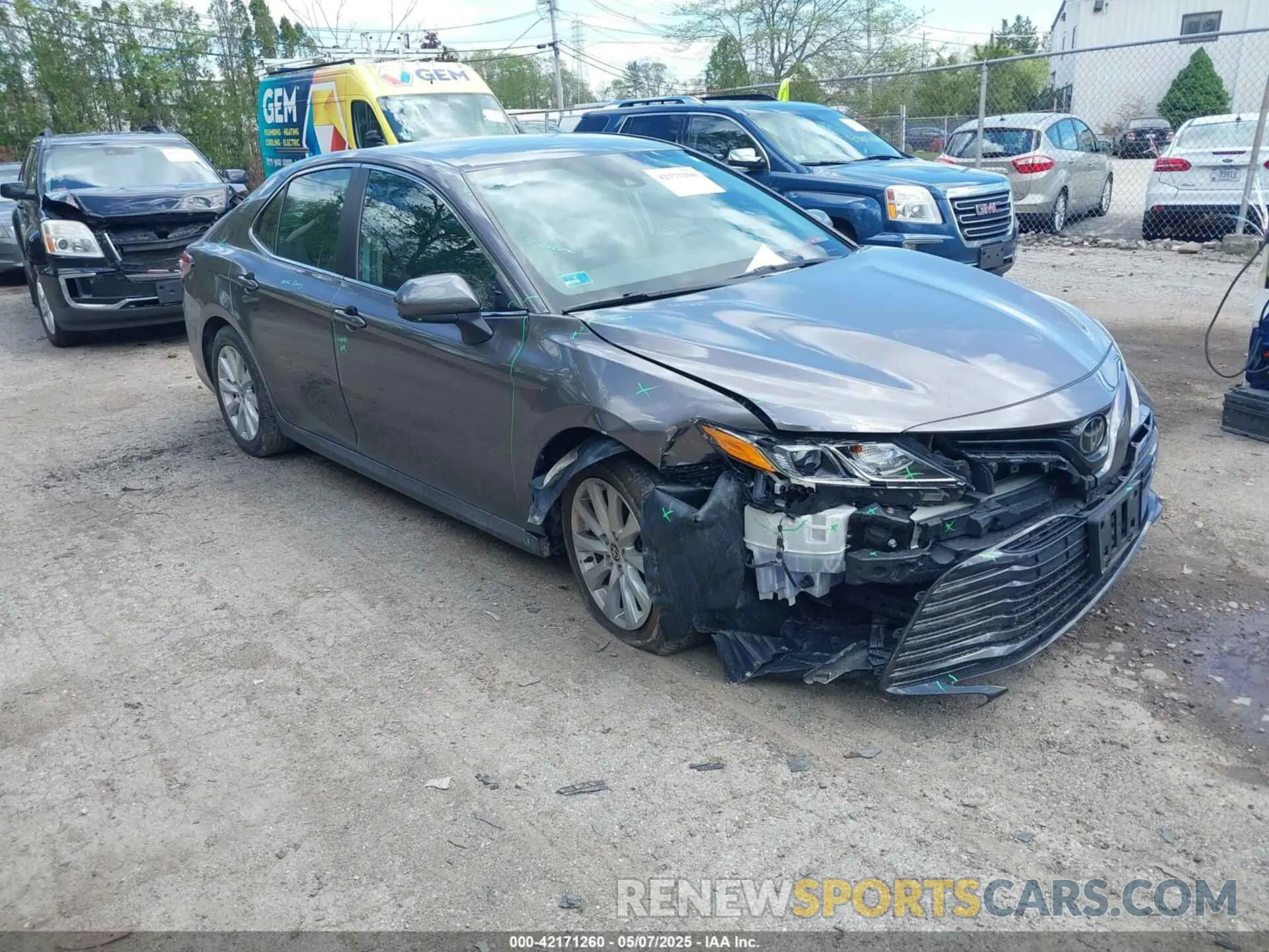1 Фотография поврежденного автомобиля 4T1C11BK4LU006259 TOYOTA CAMRY 2020