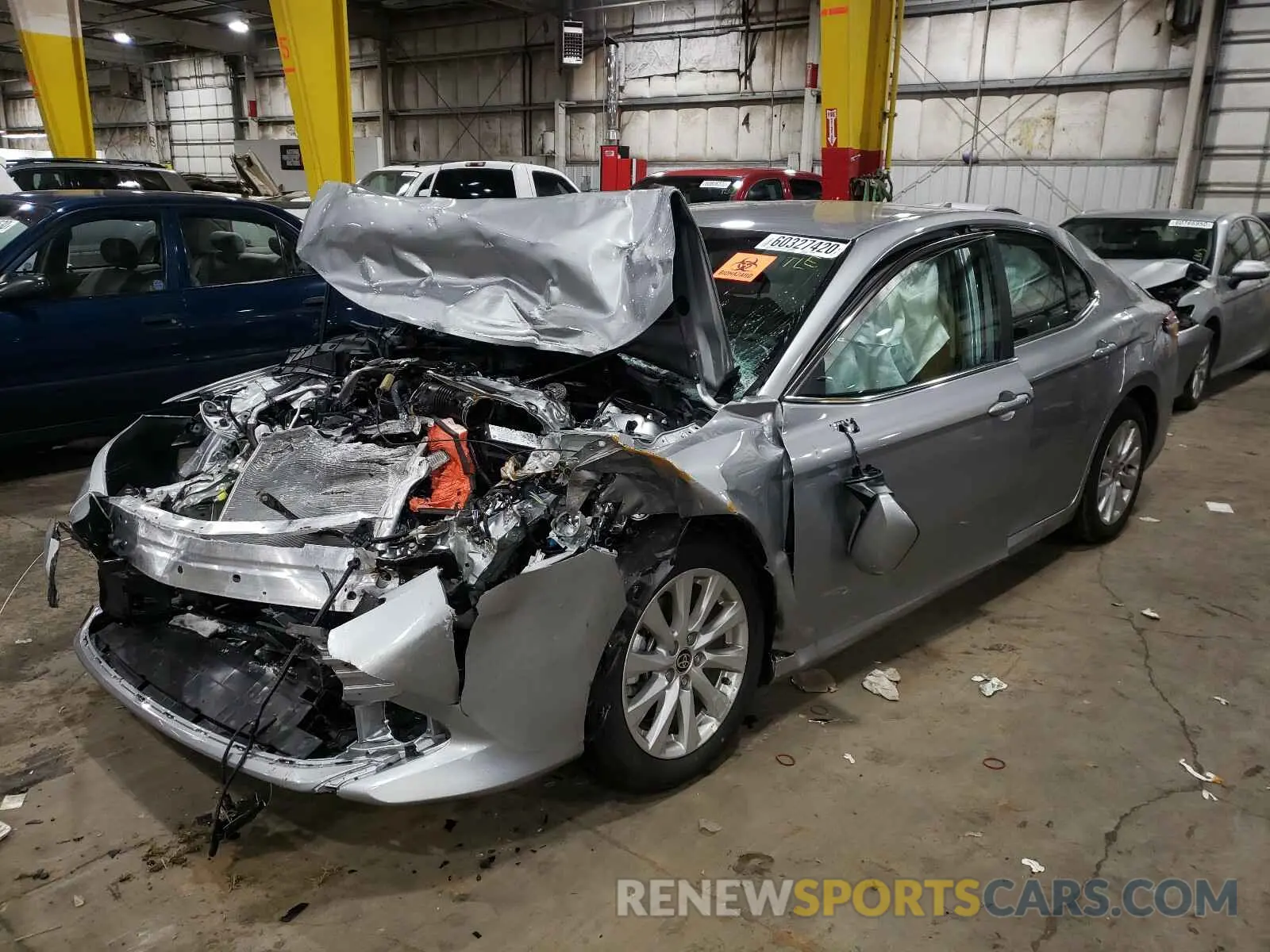 2 Photograph of a damaged car 4T1C11BK7LU013013 TOYOTA CAMRY 2020