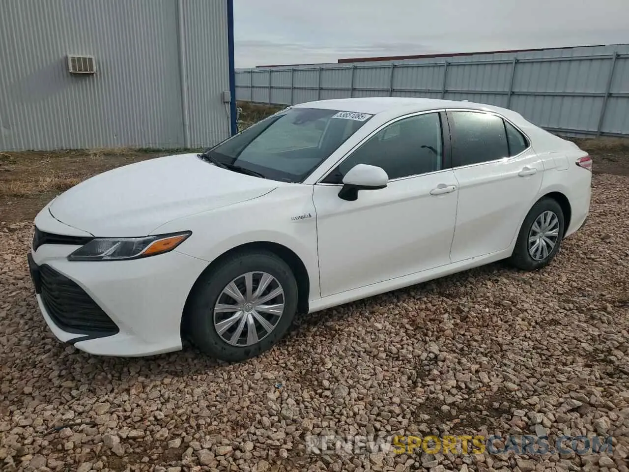 1 Photograph of a damaged car 4T1C31AK1LU018221 TOYOTA CAMRY 2020