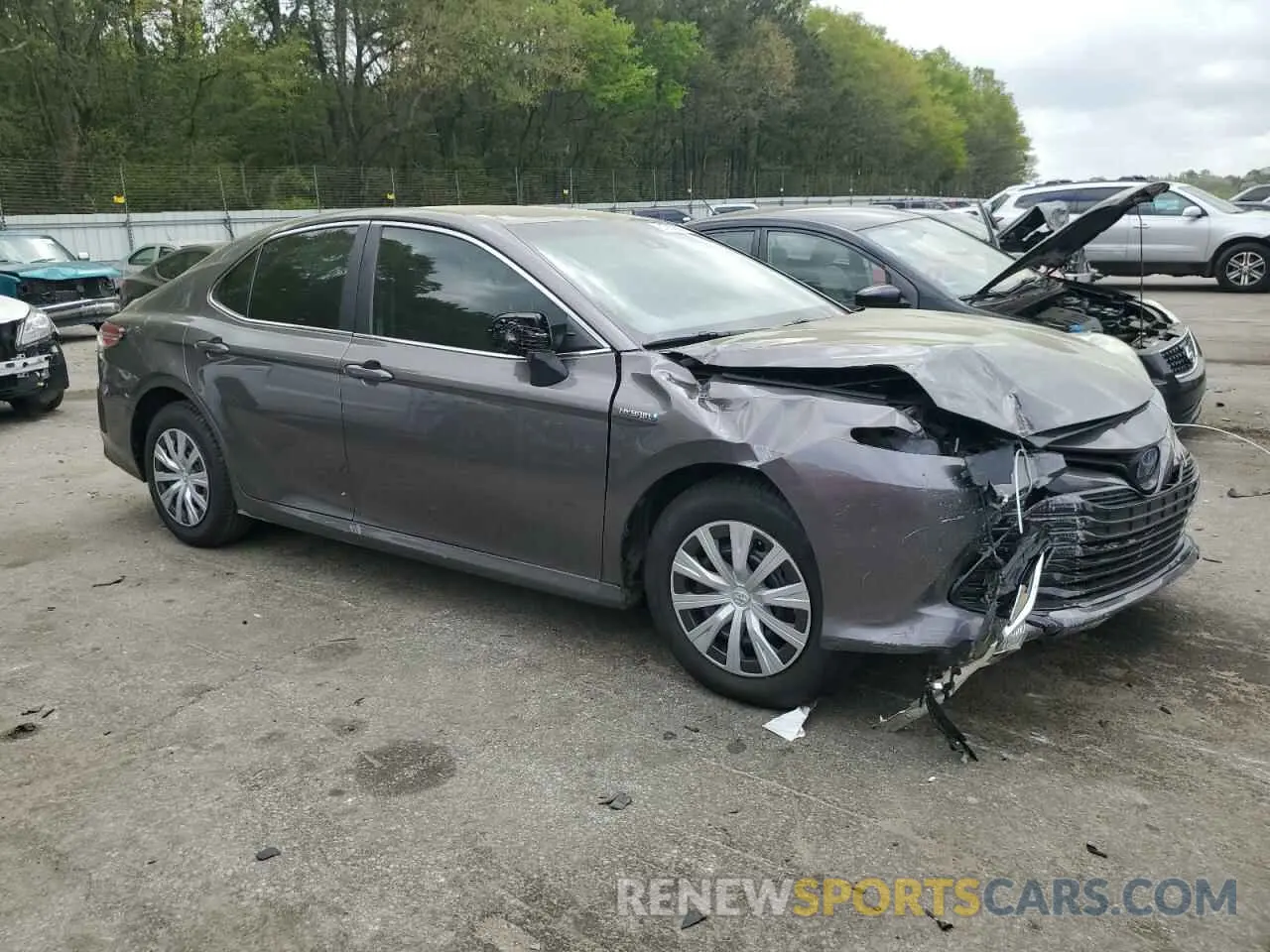 4 Фотография поврежденного автомобиля 4T1C31AK1LU539598 TOYOTA CAMRY 2020