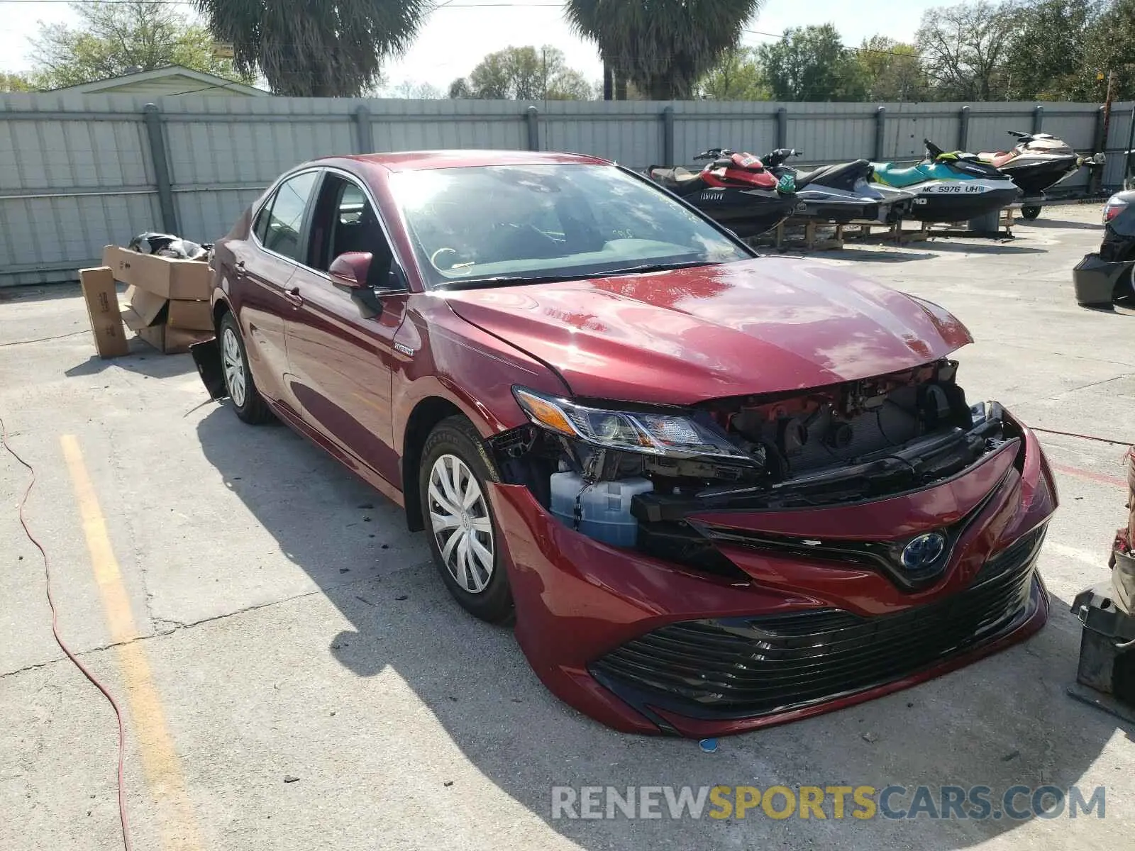 1 Photograph of a damaged car 4T1C31AK1LU540508 TOYOTA CAMRY 2020