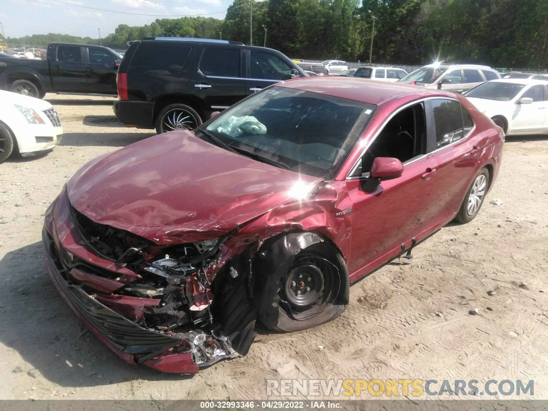 2 Фотография поврежденного автомобиля 4T1C31AK4LU527171 TOYOTA CAMRY 2020