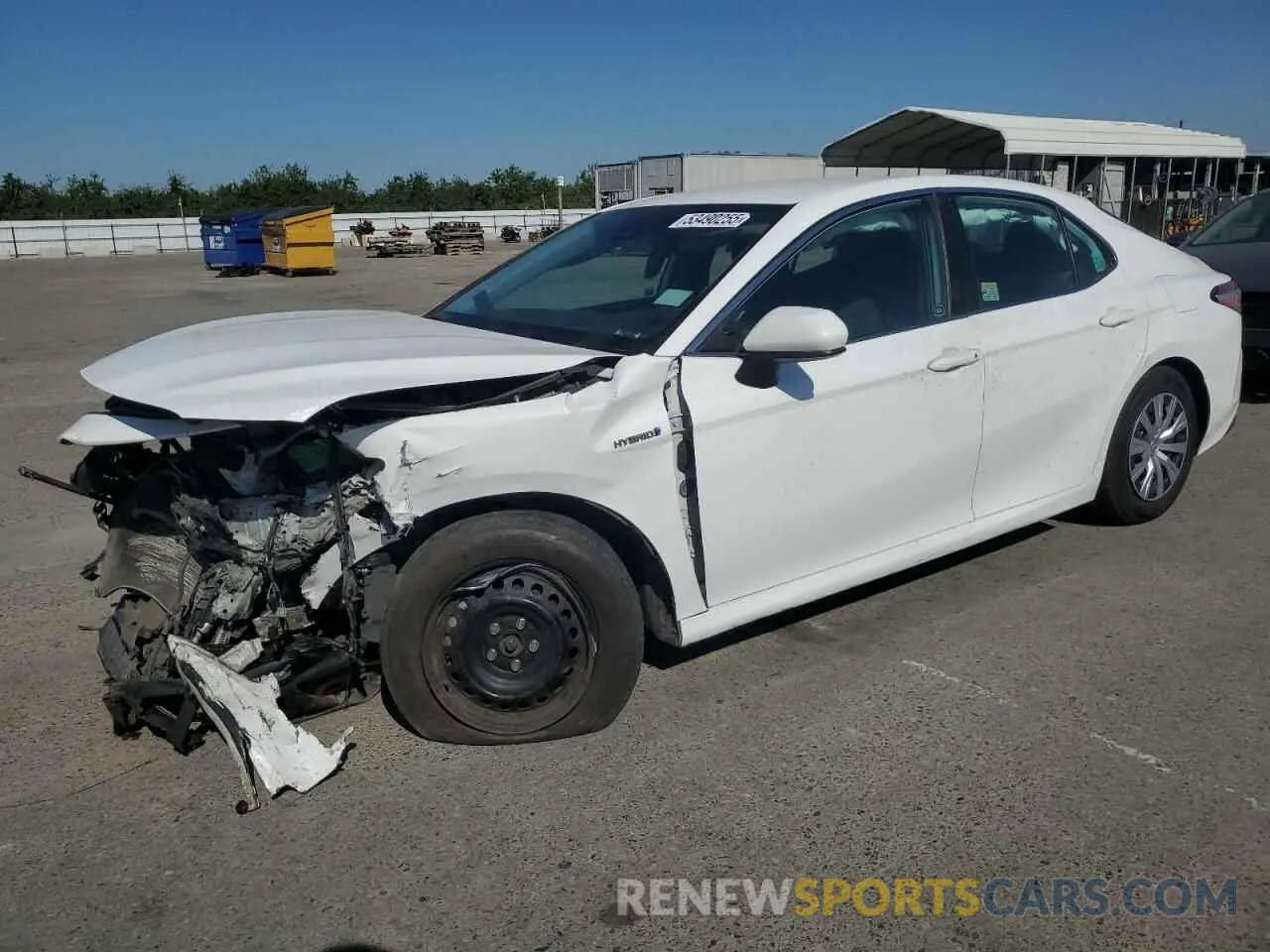1 Photograph of a damaged car 4T1C31AK8LU019379 TOYOTA CAMRY 2020