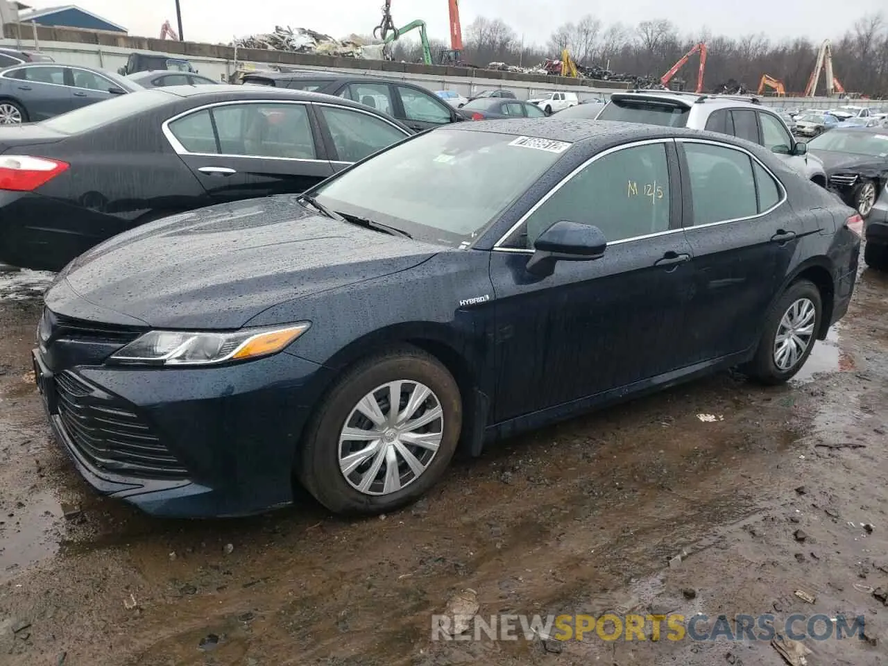 1 Photograph of a damaged car 4T1C31AK8LU536343 TOYOTA CAMRY 2020