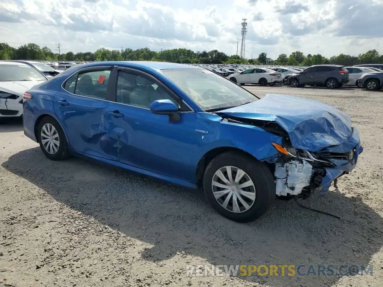 4 Photograph of a damaged car 4T1C31AK9LU019584 TOYOTA CAMRY 2020