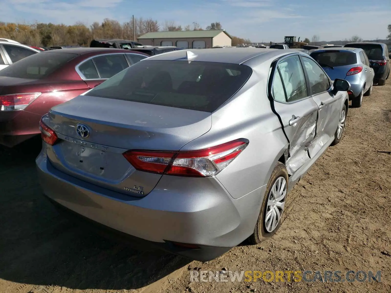 4 Photograph of a damaged car 4T1C31AKXLU013857 TOYOTA CAMRY 2020