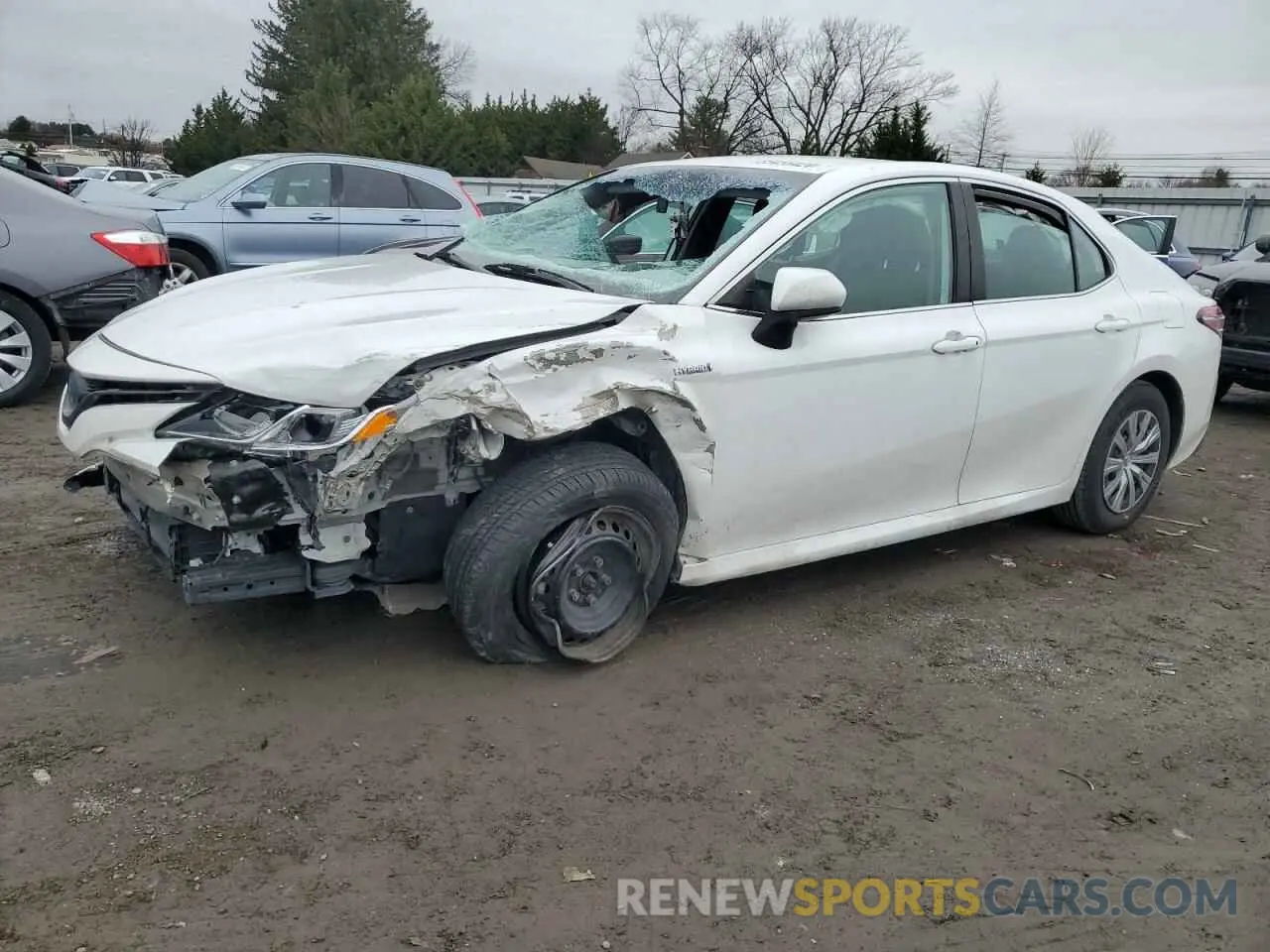 1 Photograph of a damaged car 4T1C31AKXLU535906 TOYOTA CAMRY 2020