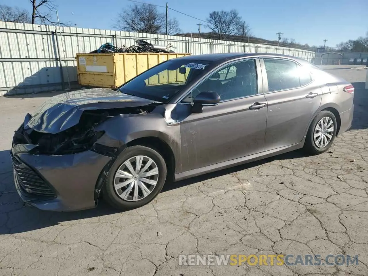 1 Фотография поврежденного автомобиля 4T1E31AK0LU536782 TOYOTA CAMRY 2020