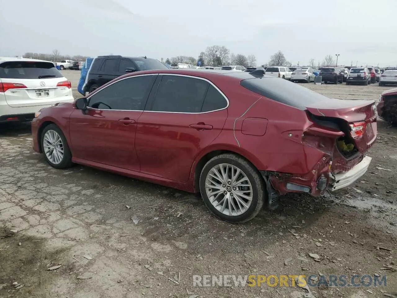 2 Photograph of a damaged car 4T1F11AK0LU865055 TOYOTA CAMRY 2020