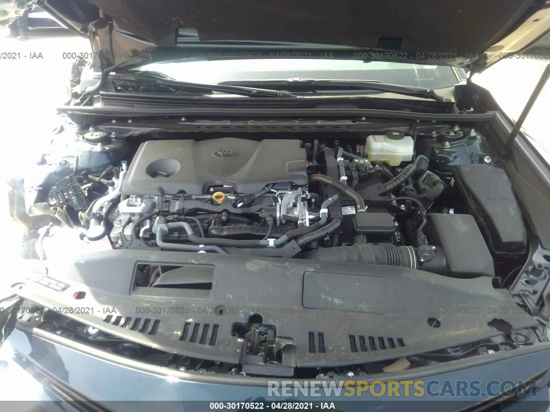 10 Photograph of a damaged car 4T1F31AK0LU539363 TOYOTA CAMRY 2020