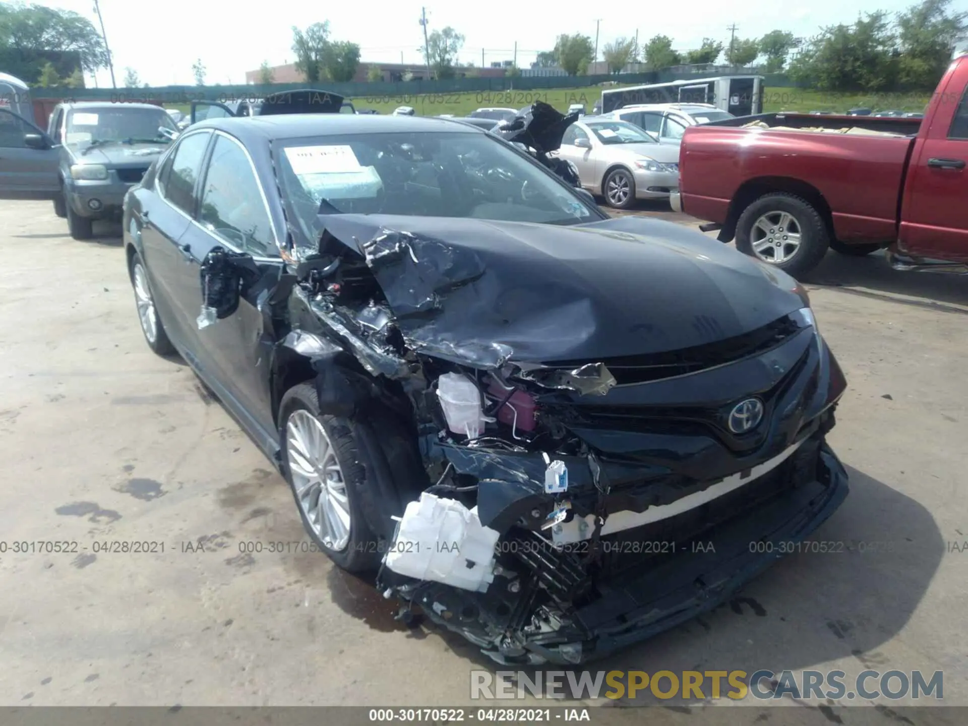 6 Photograph of a damaged car 4T1F31AK0LU539363 TOYOTA CAMRY 2020