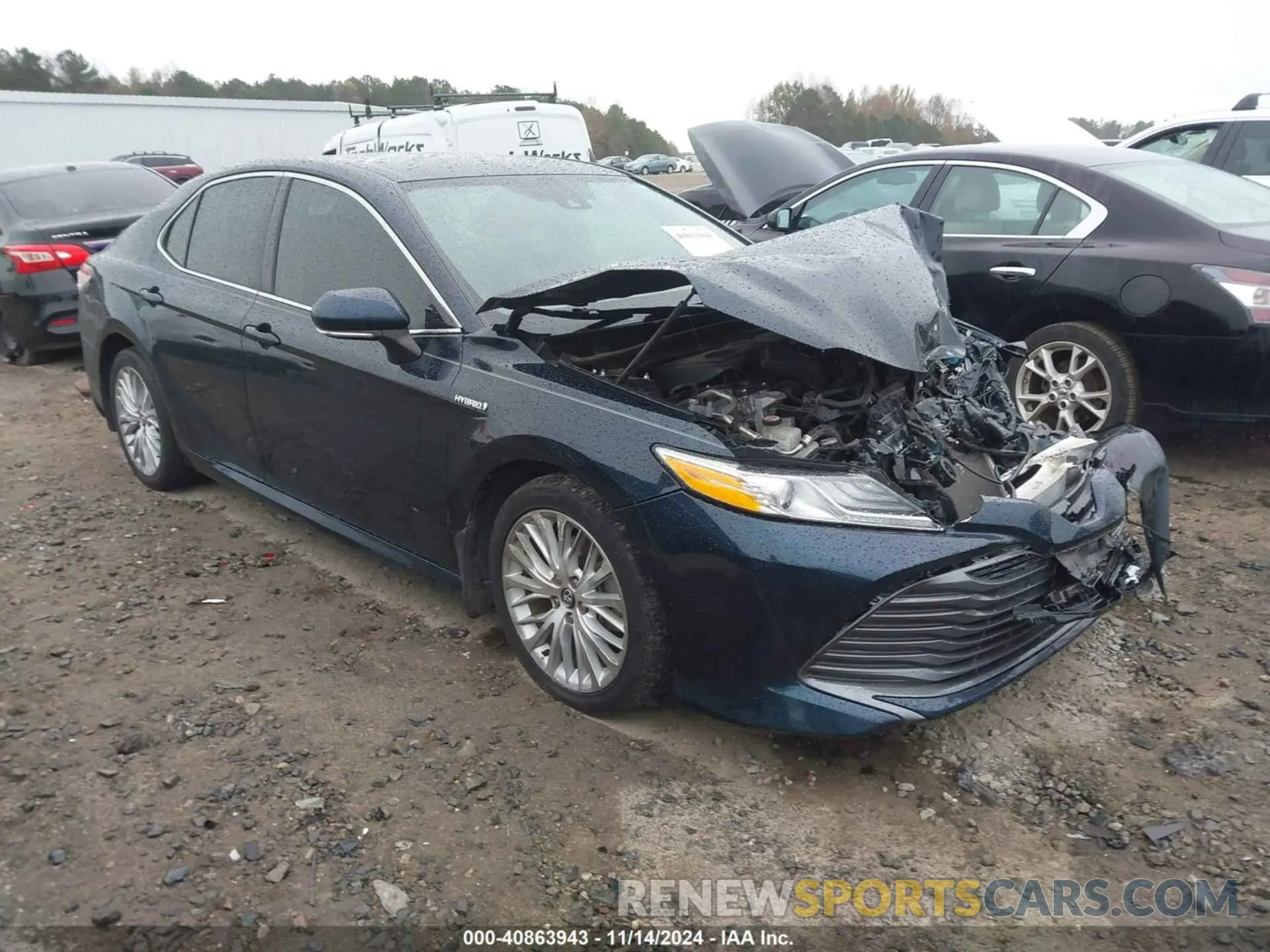 1 Photograph of a damaged car 4T1F31AK4LU530956 TOYOTA CAMRY 2020
