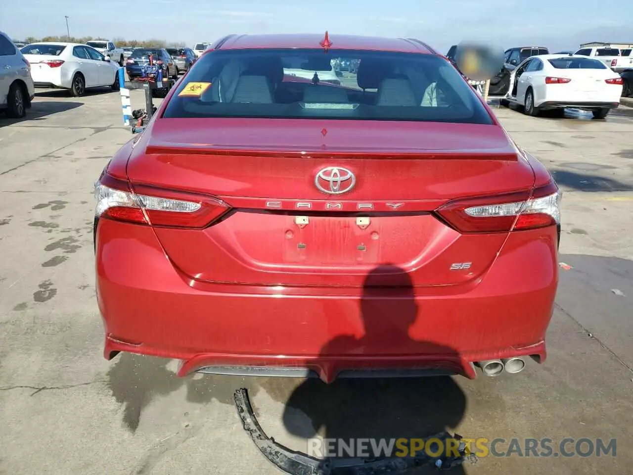 6 Photograph of a damaged car 4T1G11AK0LU389278 TOYOTA CAMRY 2020