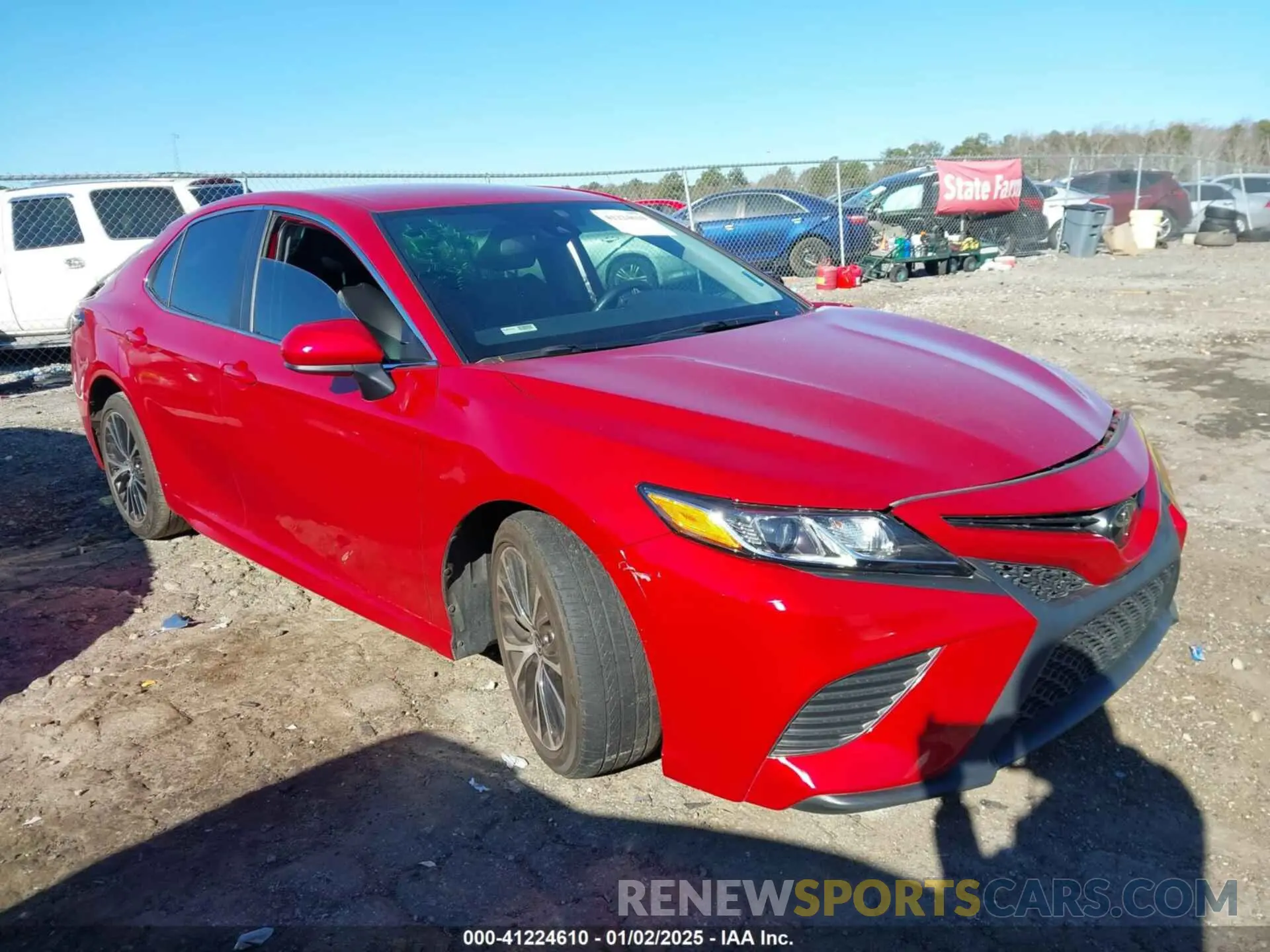 1 Photograph of a damaged car 4T1G11AK0LU401154 TOYOTA CAMRY 2020