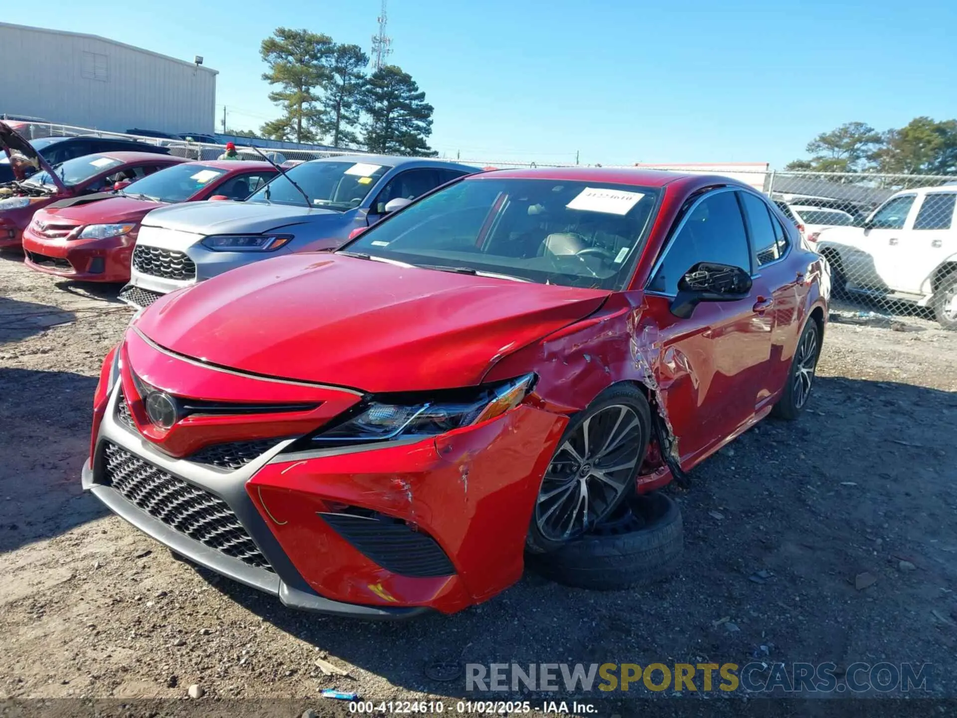 2 Photograph of a damaged car 4T1G11AK0LU401154 TOYOTA CAMRY 2020