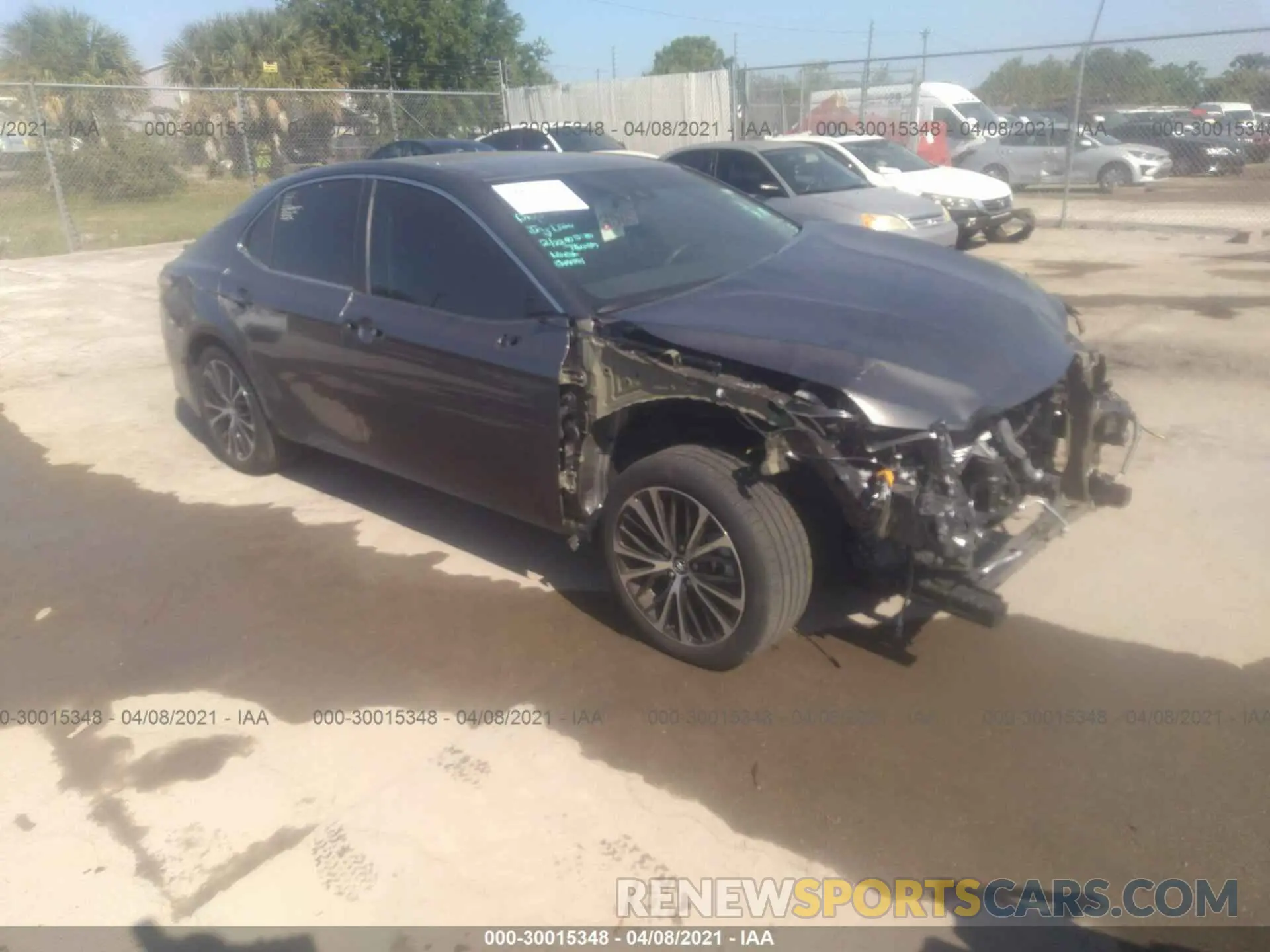 1 Photograph of a damaged car 4T1G11AK0LU903677 TOYOTA CAMRY 2020