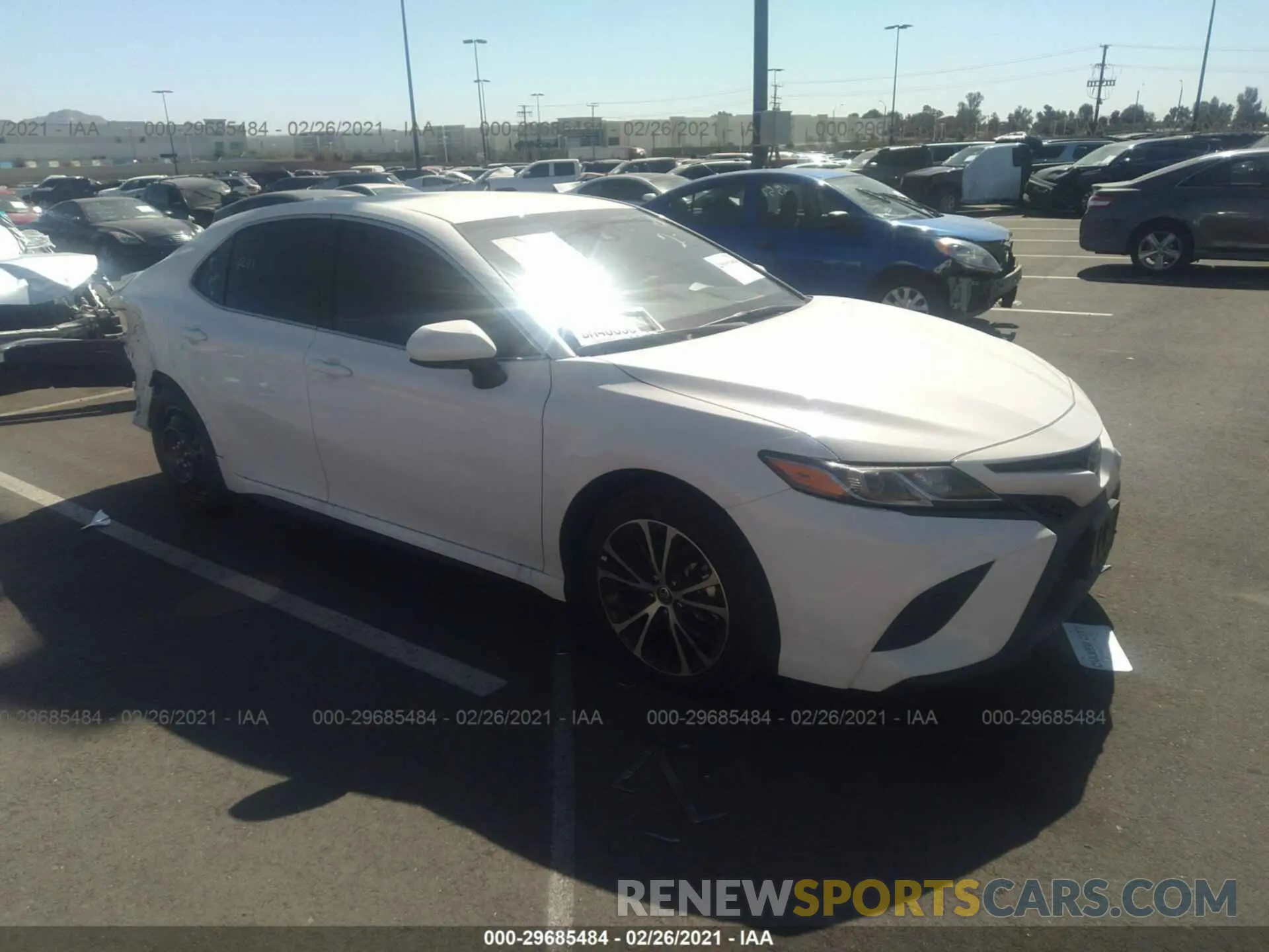 1 Photograph of a damaged car 4T1G11AK0LU987158 TOYOTA CAMRY 2020