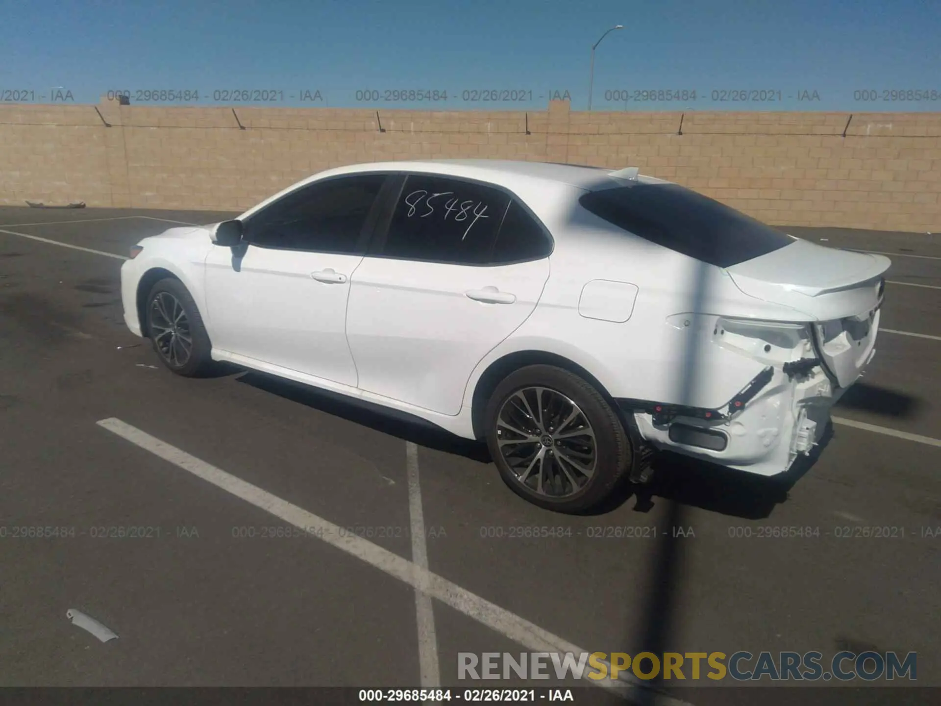 3 Photograph of a damaged car 4T1G11AK0LU987158 TOYOTA CAMRY 2020