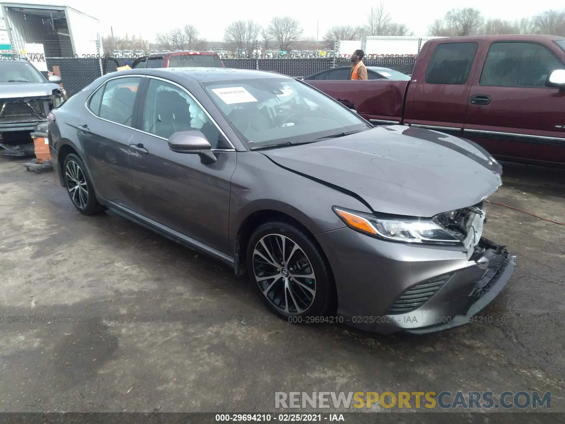 1 Photograph of a damaged car 4T1G11AK2LU906516 TOYOTA CAMRY 2020