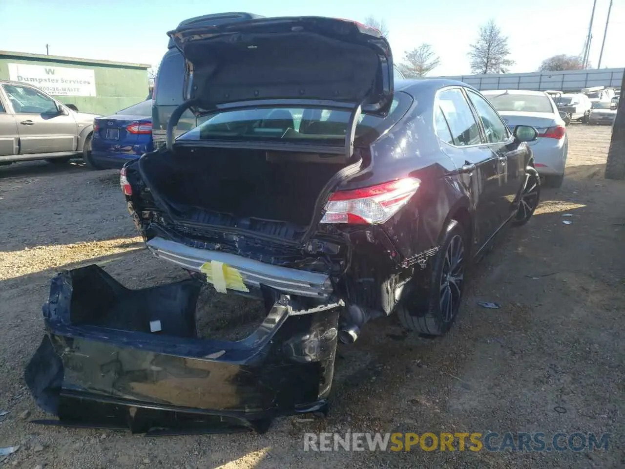 4 Photograph of a damaged car 4T1G11AK3LU921543 TOYOTA CAMRY 2020