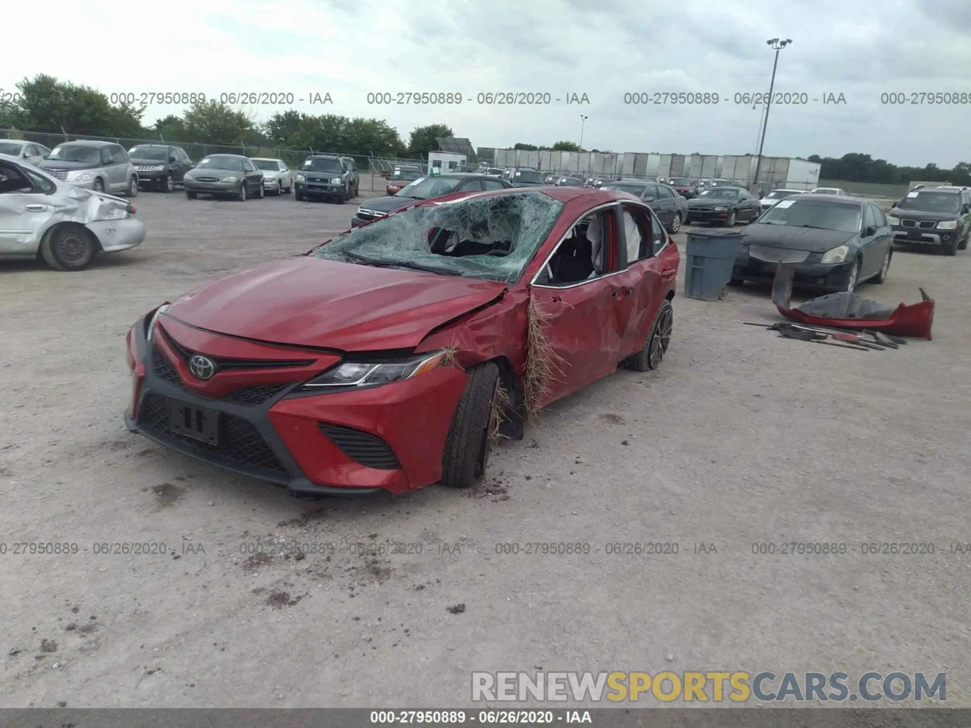 2 Photograph of a damaged car 4T1G11AK4LU338088 TOYOTA CAMRY 2020