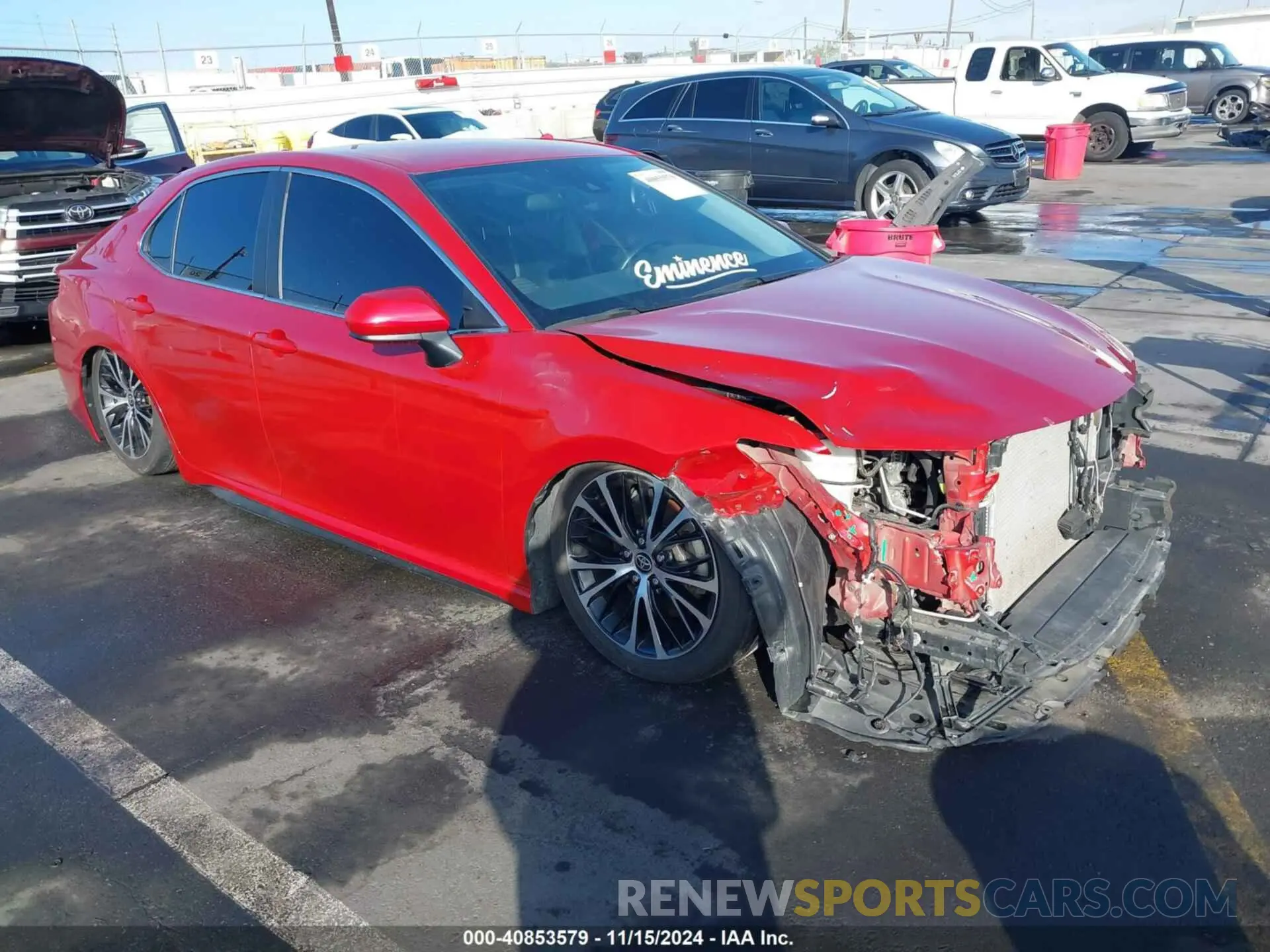 1 Photograph of a damaged car 4T1G11AK5LU396713 TOYOTA CAMRY 2020