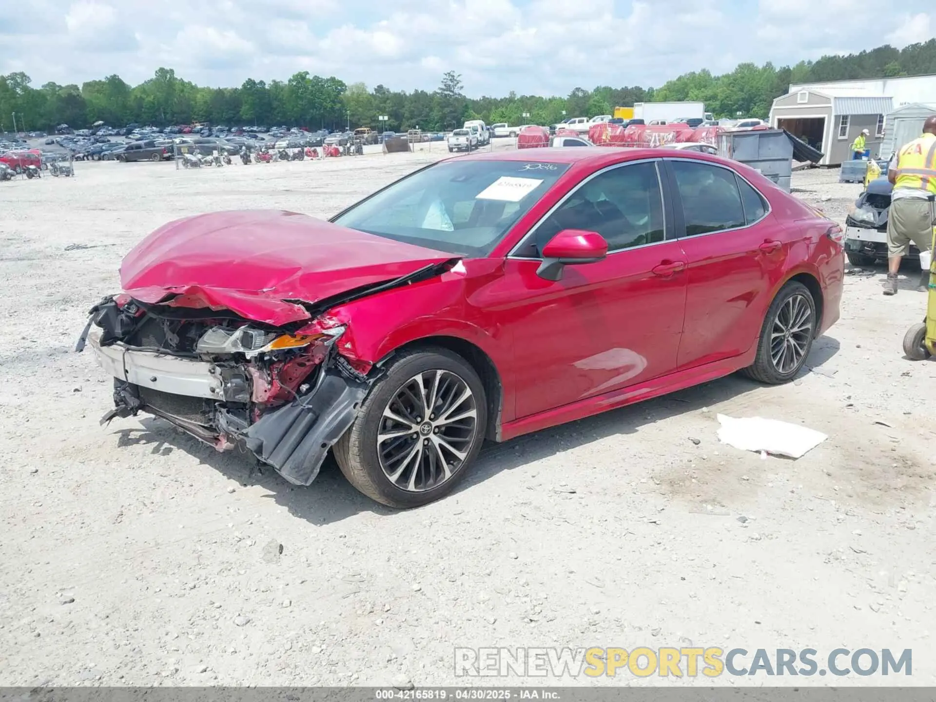 2 Photograph of a damaged car 4T1G11AK6LU323026 TOYOTA CAMRY 2020
