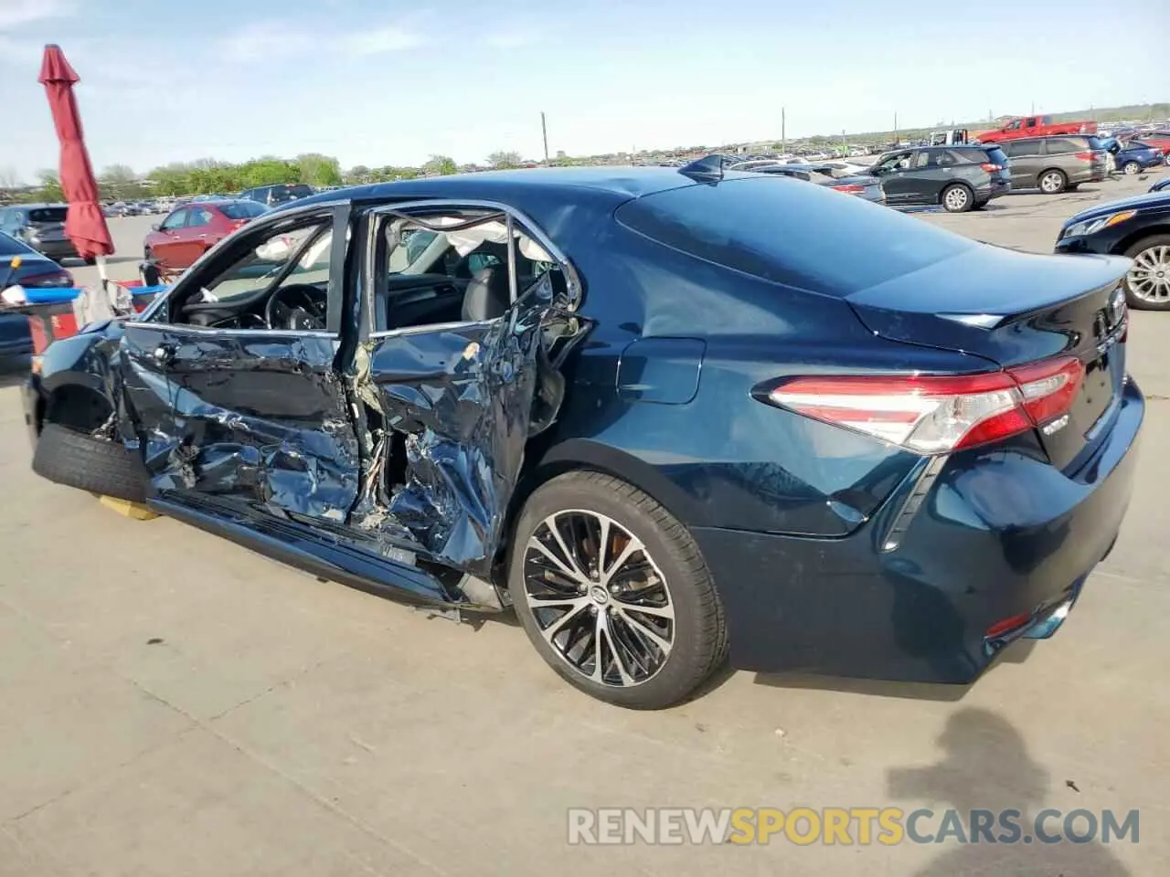 2 Photograph of a damaged car 4T1G11AK6LU332907 TOYOTA CAMRY 2020