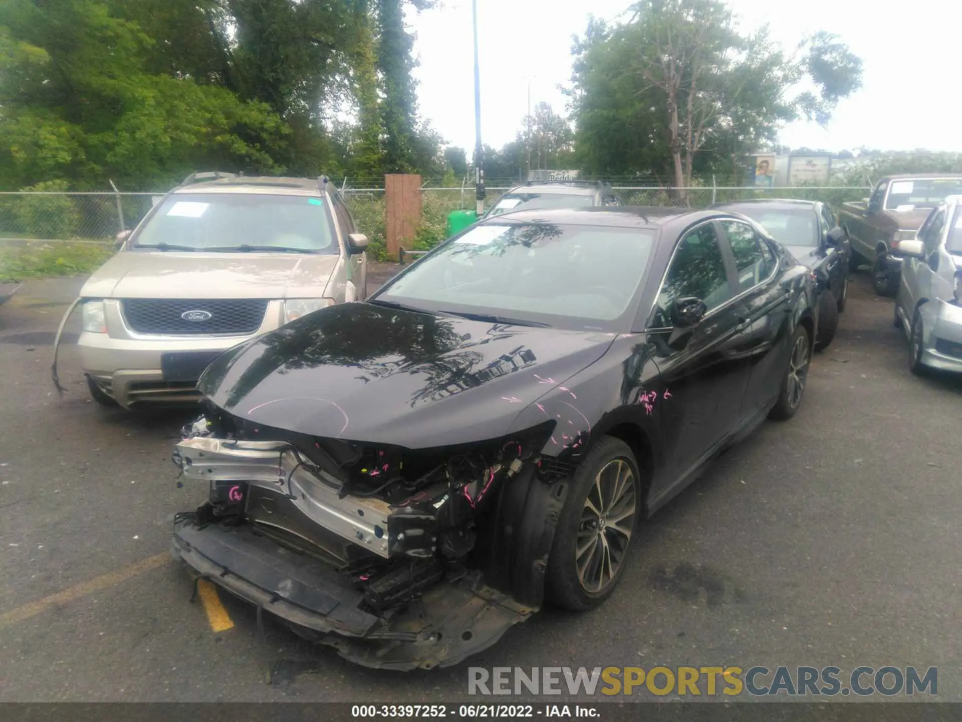 2 Photograph of a damaged car 4T1G11AK6LU336293 TOYOTA CAMRY 2020