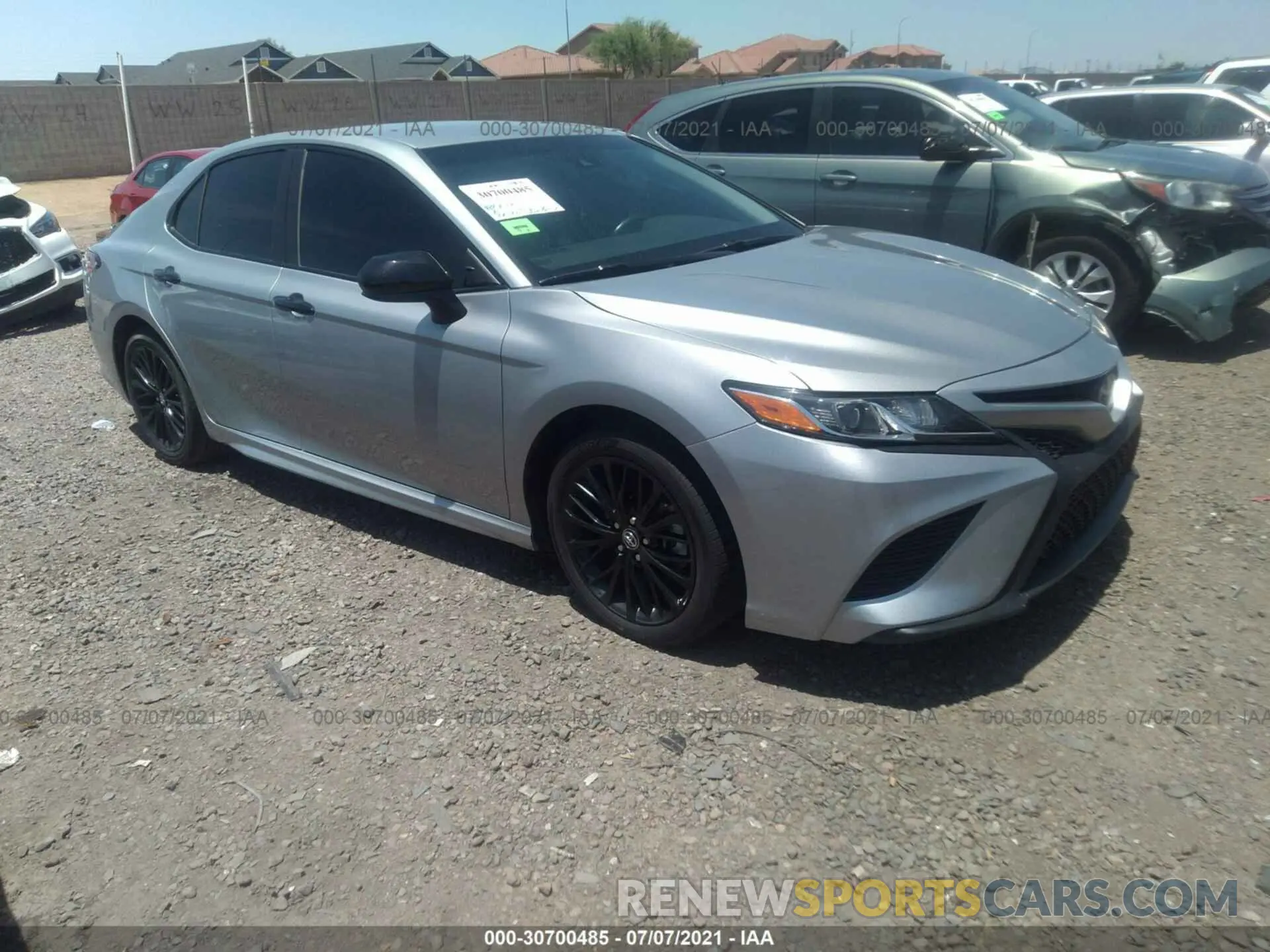 1 Photograph of a damaged car 4T1G11AK7LU304338 TOYOTA CAMRY 2020