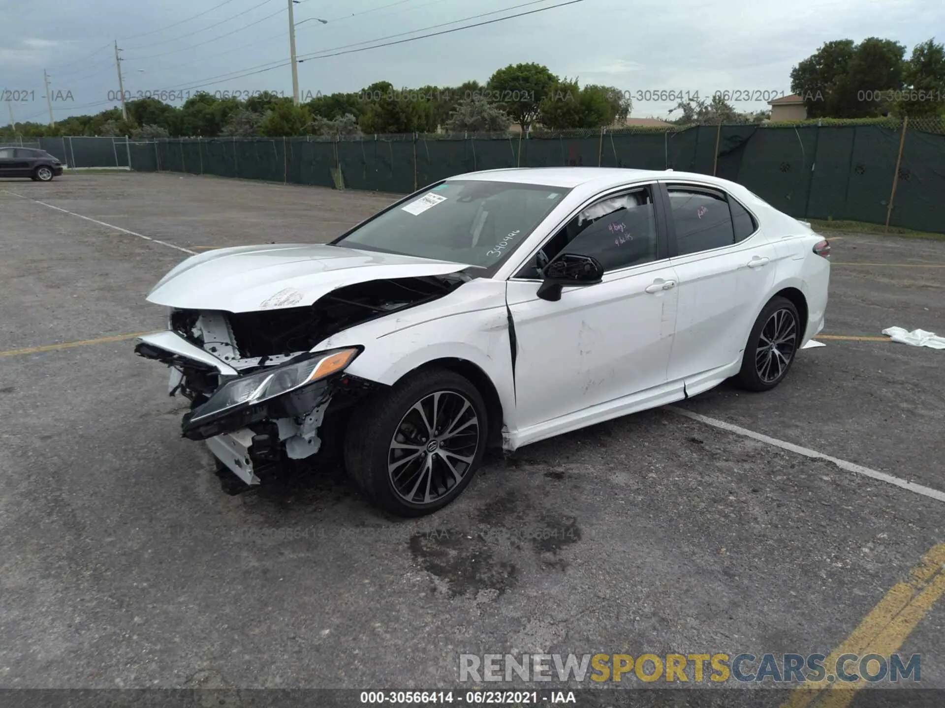 2 Photograph of a damaged car 4T1G11AK7LU340496 TOYOTA CAMRY 2020