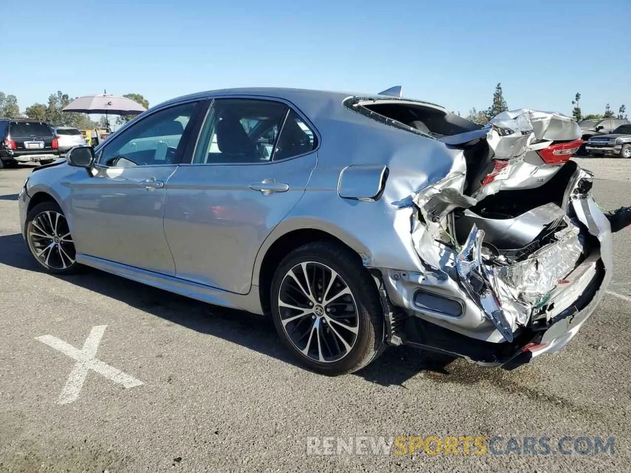 2 Photograph of a damaged car 4T1G11AK7LU960183 TOYOTA CAMRY 2020