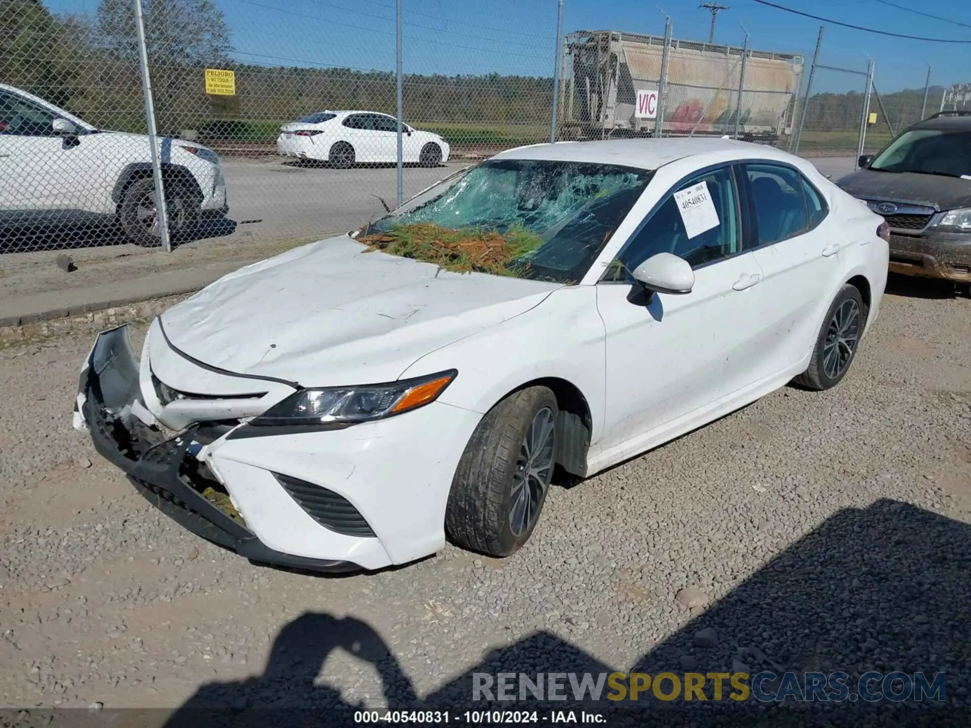 2 Photograph of a damaged car 4T1G11AK7LU967358 TOYOTA CAMRY 2020