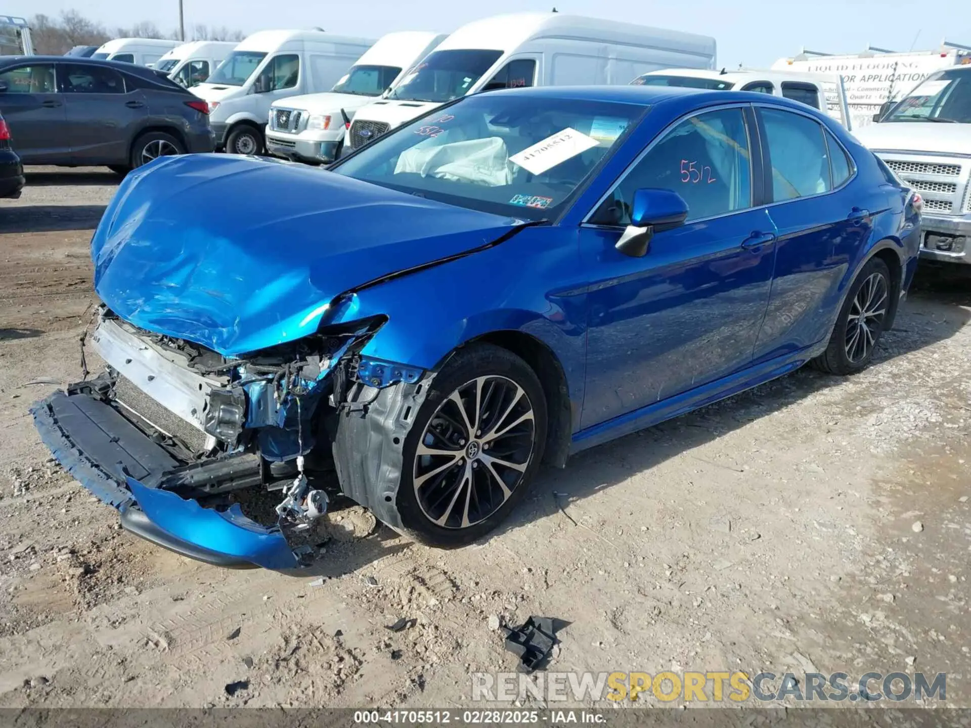 2 Photograph of a damaged car 4T1G11AK8LU304591 TOYOTA CAMRY 2020