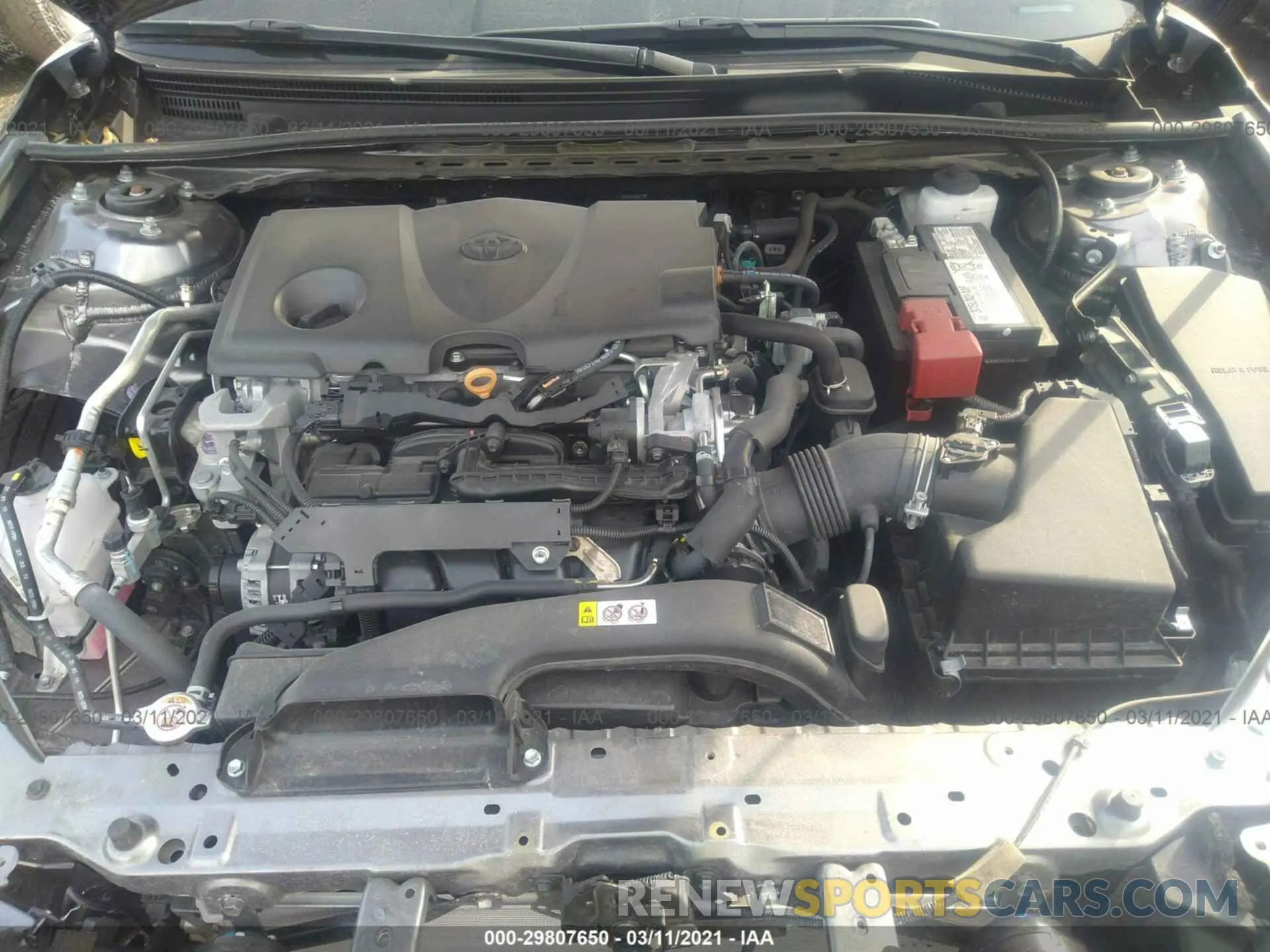 10 Photograph of a damaged car 4T1G11AK8LU323254 TOYOTA CAMRY 2020