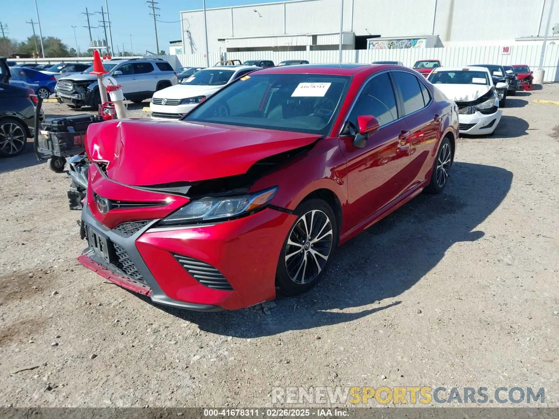 2 Photograph of a damaged car 4T1G11AK9LU324140 TOYOTA CAMRY 2020