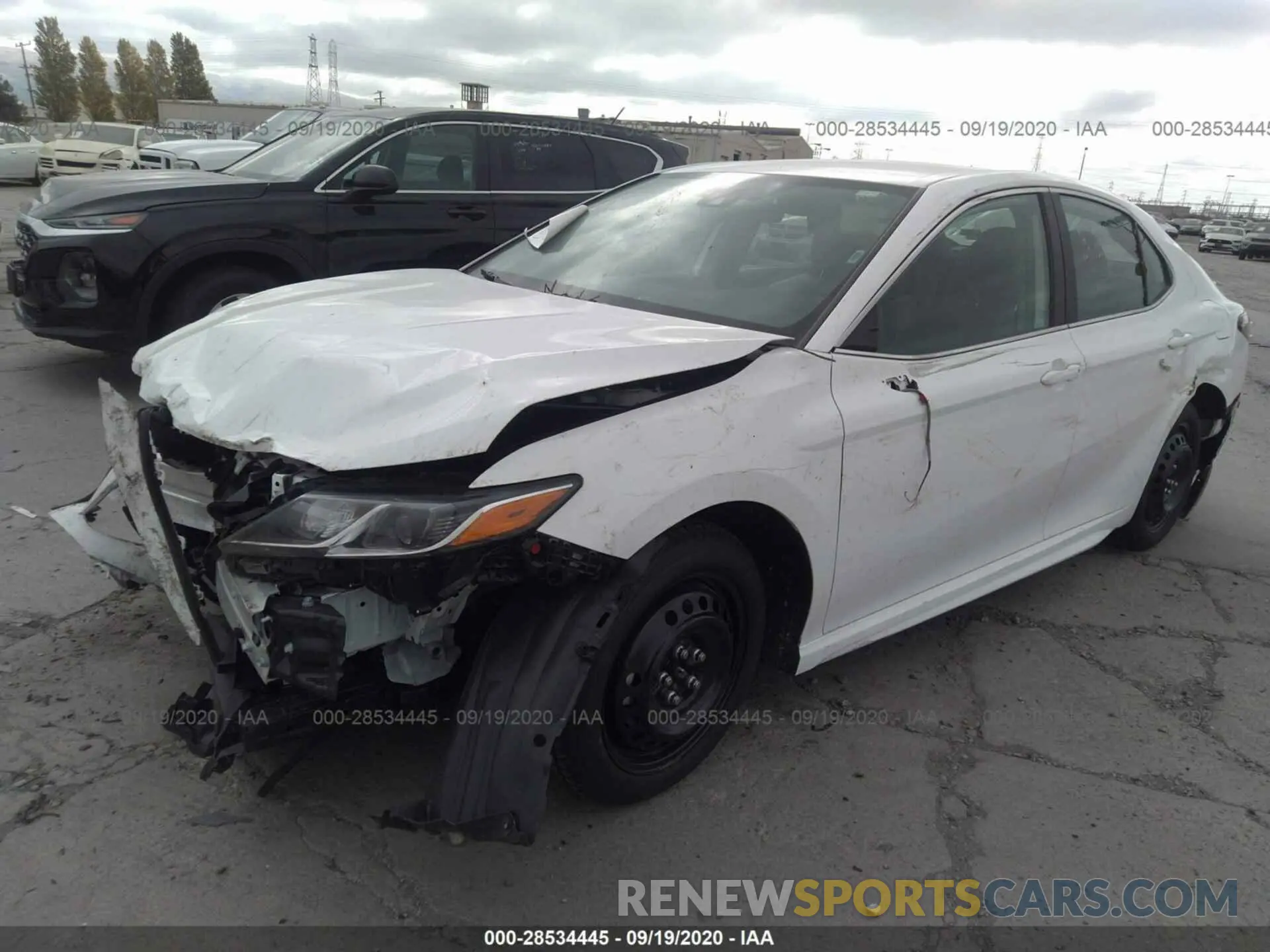 2 Photograph of a damaged car 4T1G11AK9LU928237 TOYOTA CAMRY 2020