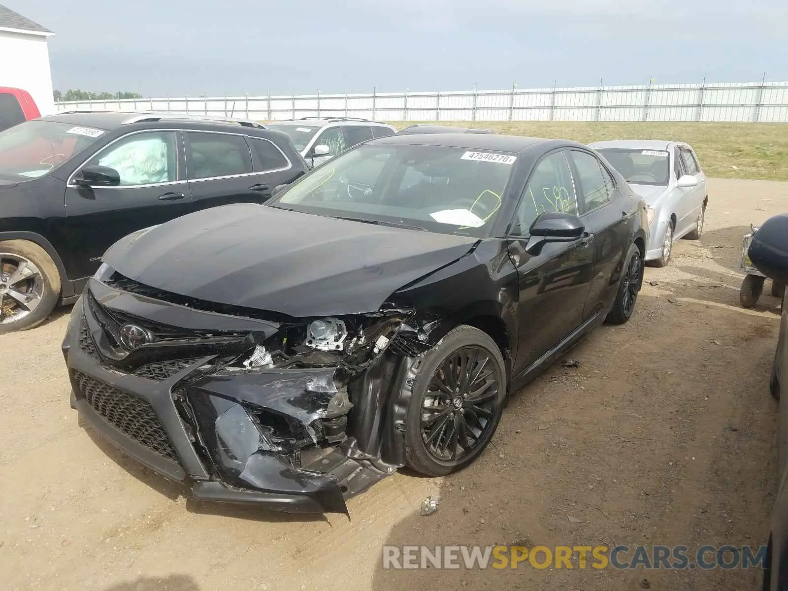 2 Photograph of a damaged car 4T1G11AKXLU315432 TOYOTA CAMRY 2020
