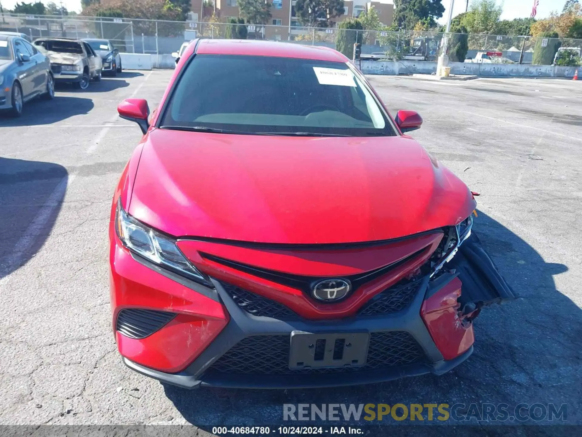 12 Photograph of a damaged car 4T1G11AKXLU323272 TOYOTA CAMRY 2020