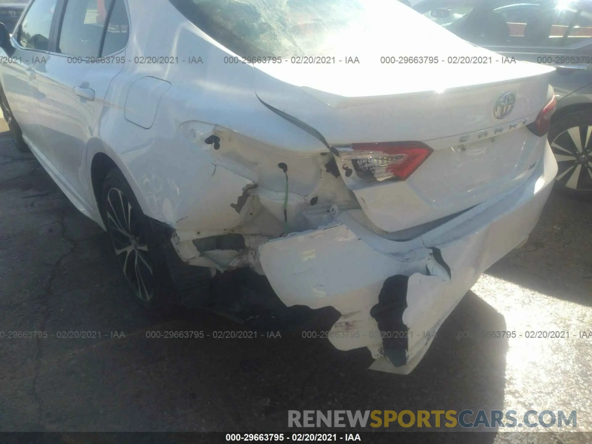 6 Photograph of a damaged car 4T1G11AKXLU336734 TOYOTA CAMRY 2020