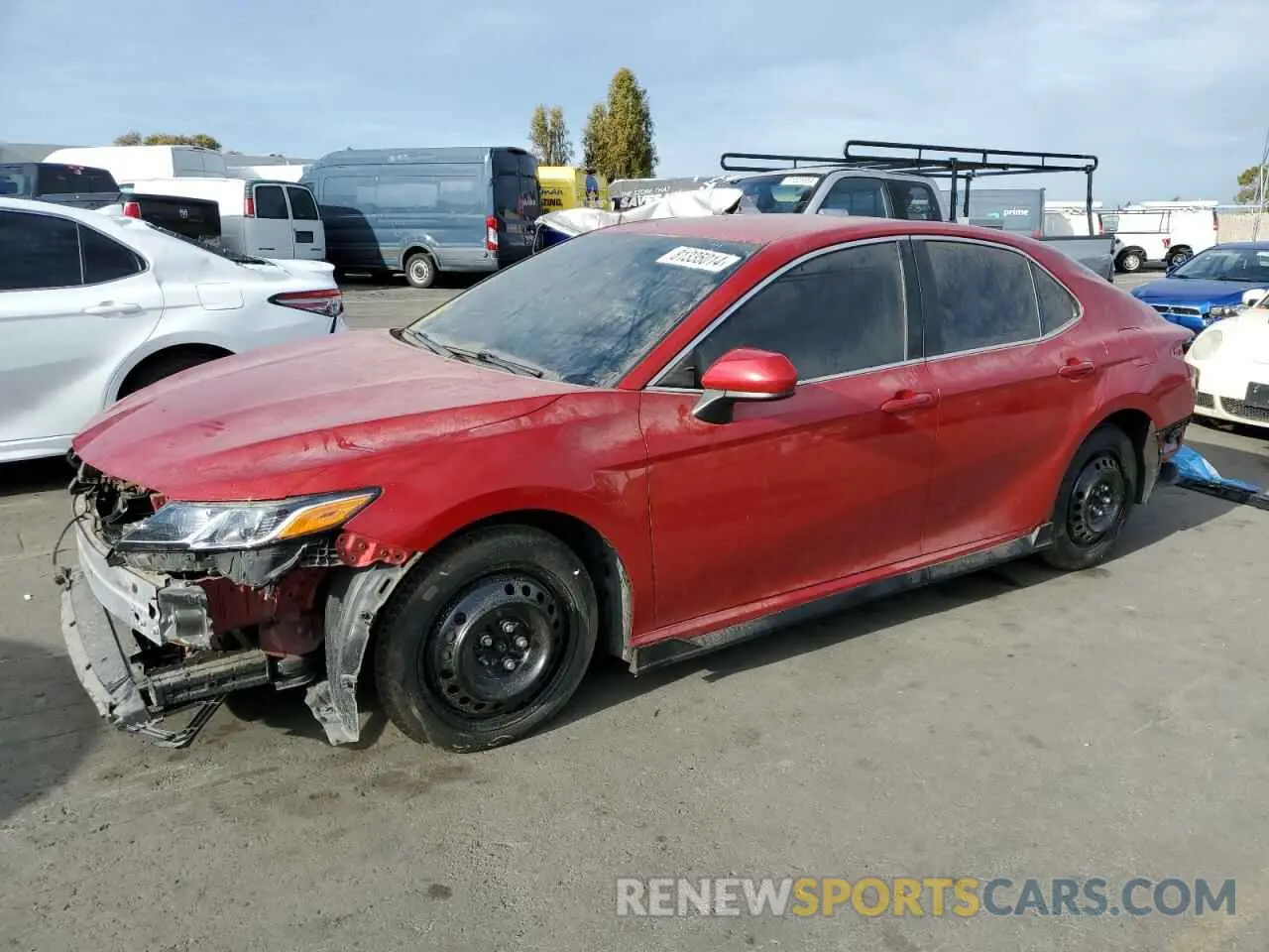 1 Photograph of a damaged car 4T1G11AKXLU369779 TOYOTA CAMRY 2020