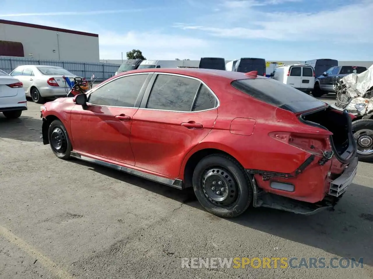 2 Photograph of a damaged car 4T1G11AKXLU369779 TOYOTA CAMRY 2020