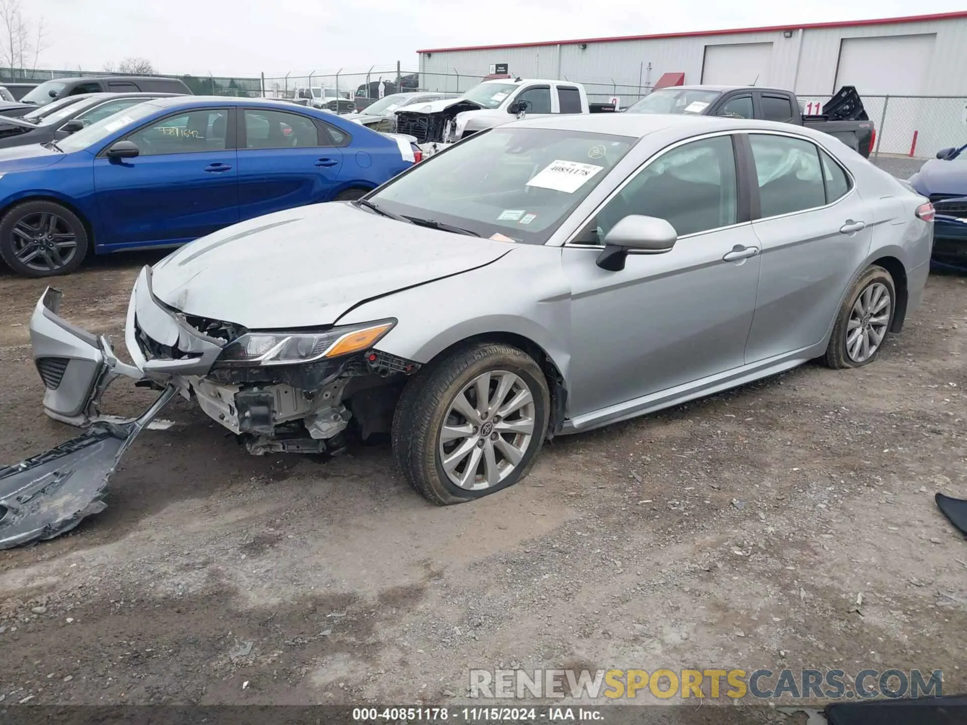 2 Photograph of a damaged car 4T1G11AKXLU377381 TOYOTA CAMRY 2020