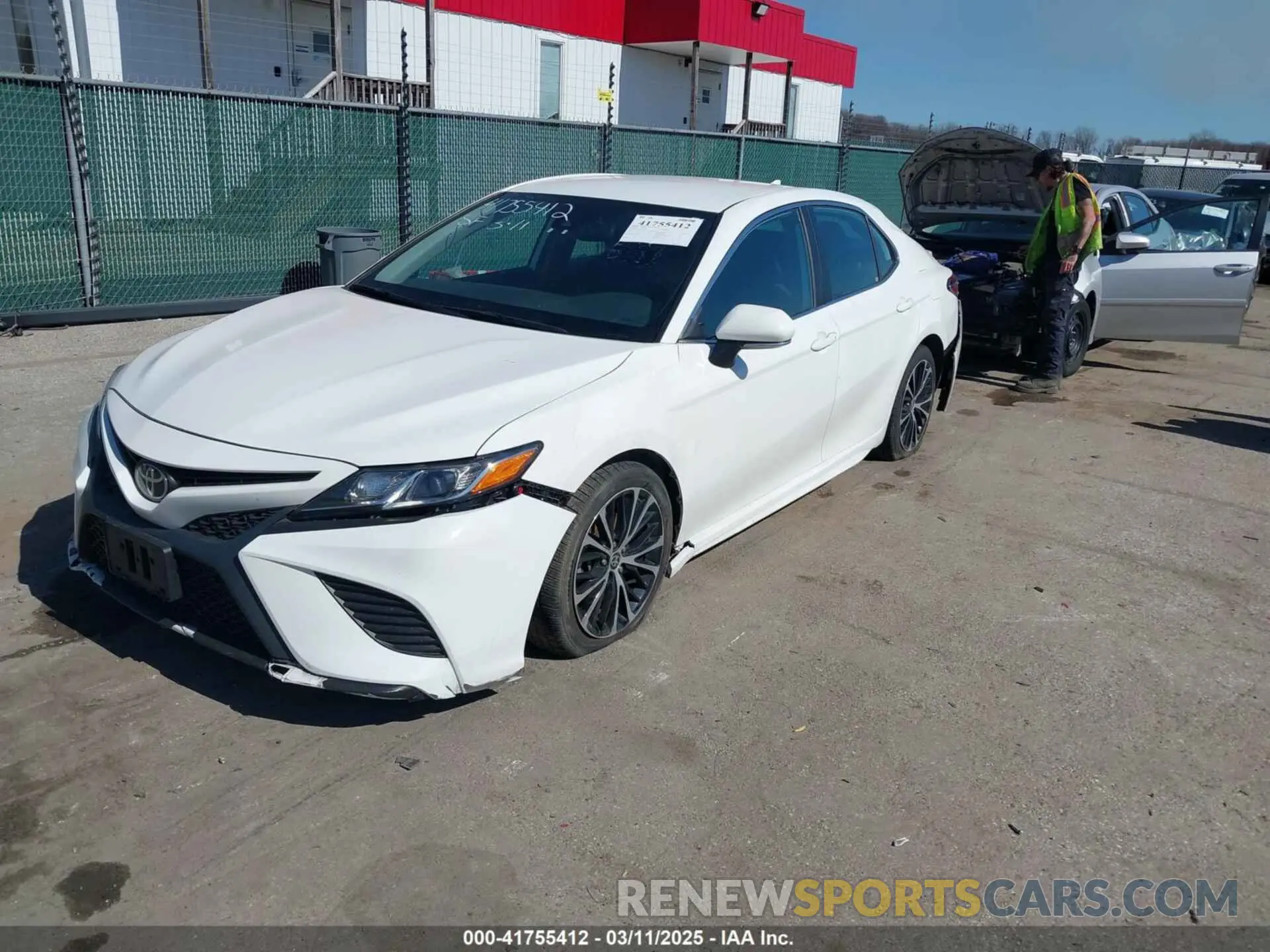 2 Photograph of a damaged car 4T1G11BK2LU008707 TOYOTA CAMRY 2020