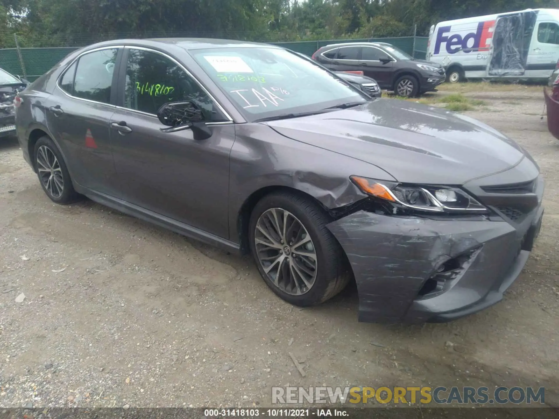 1 Photograph of a damaged car 4T1G11BK7LU015149 TOYOTA CAMRY 2020